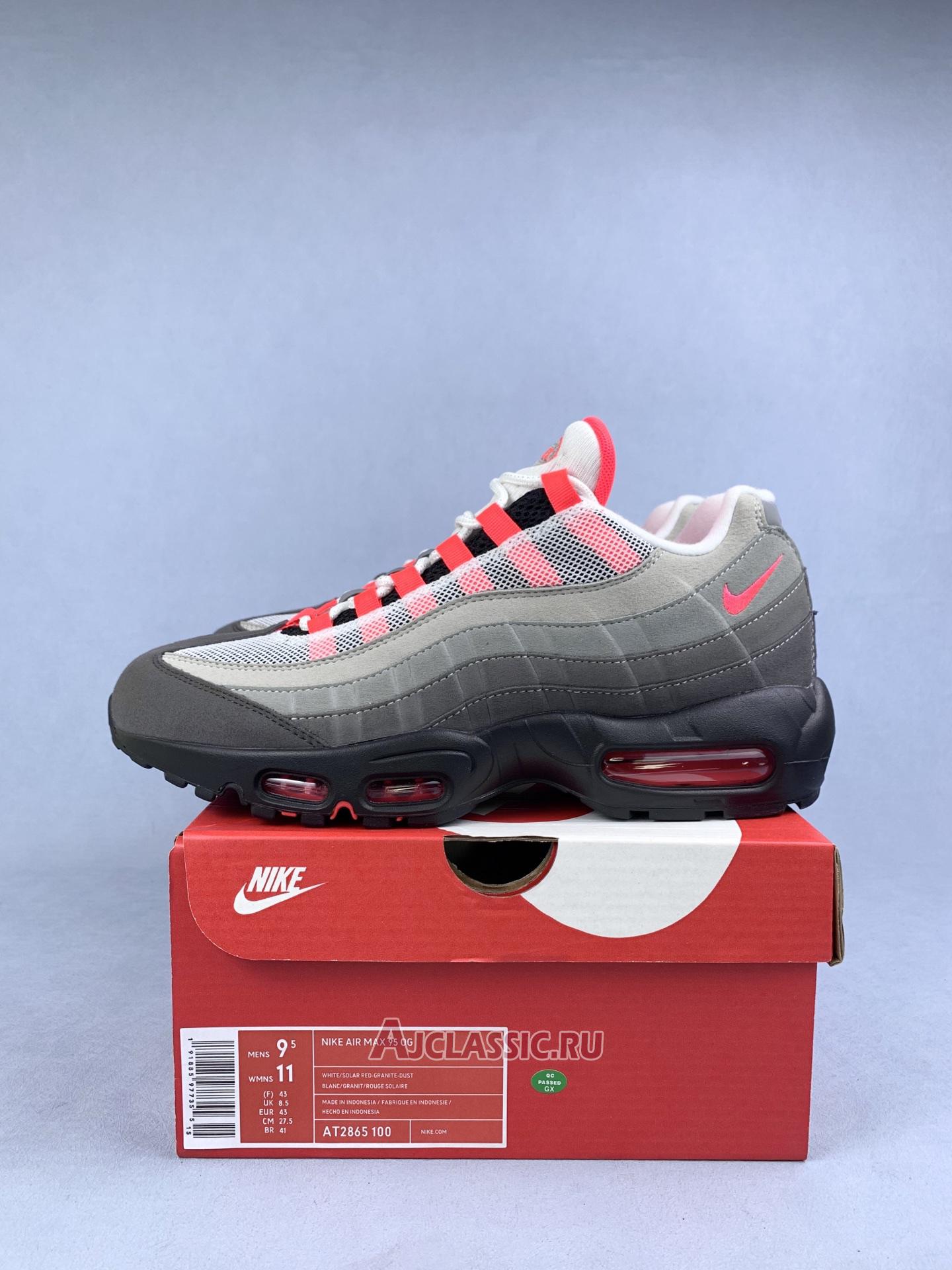 New Nike Air Max 95 OG "Solar Red" AT2865-100-2 Shoes