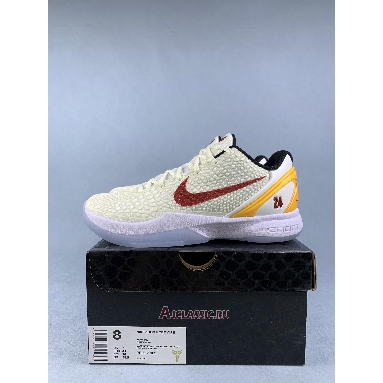 Buy Nike Kobe 6 Protro Sail Red Cream FQ3546-100-3 Quality Reps Replicas Shoes