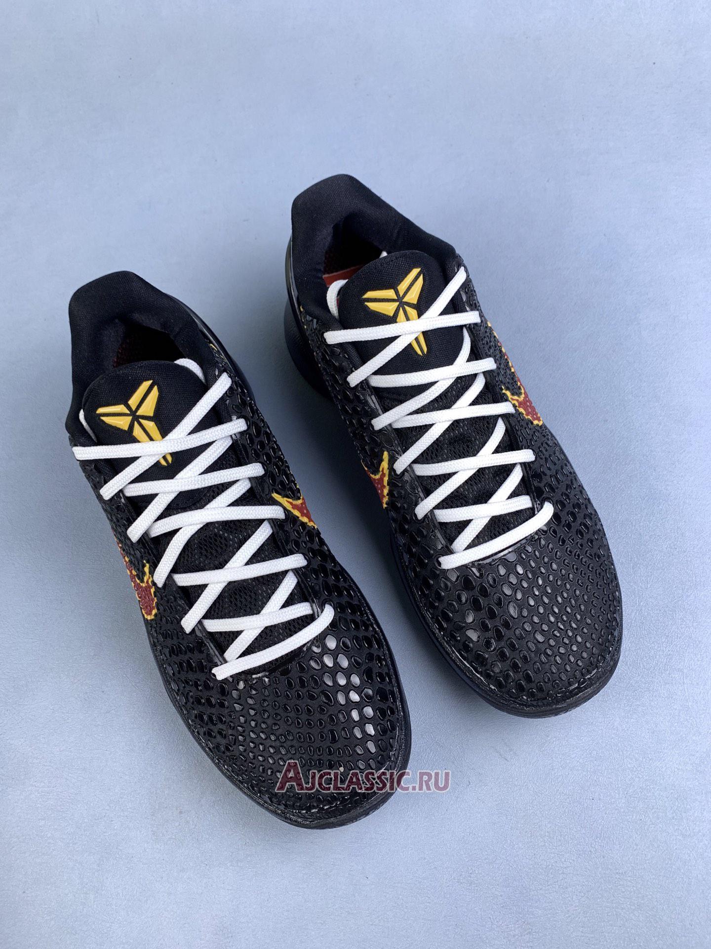 New Nike Zoom Kobe 6 "Black Yellow" 429659-013-3 Shoes