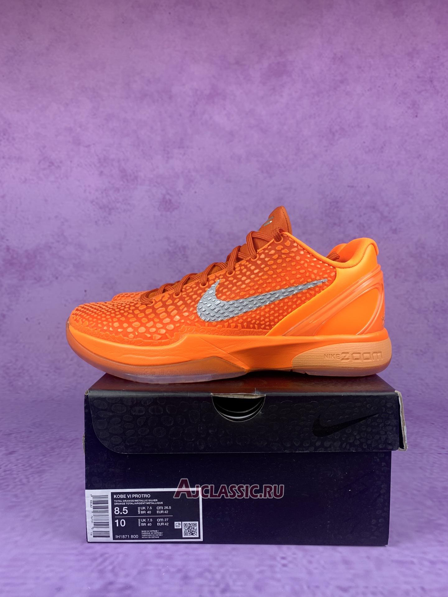 New Nike Kobe 6 Protro "Total Orange" IH1871-800-2 Shoes