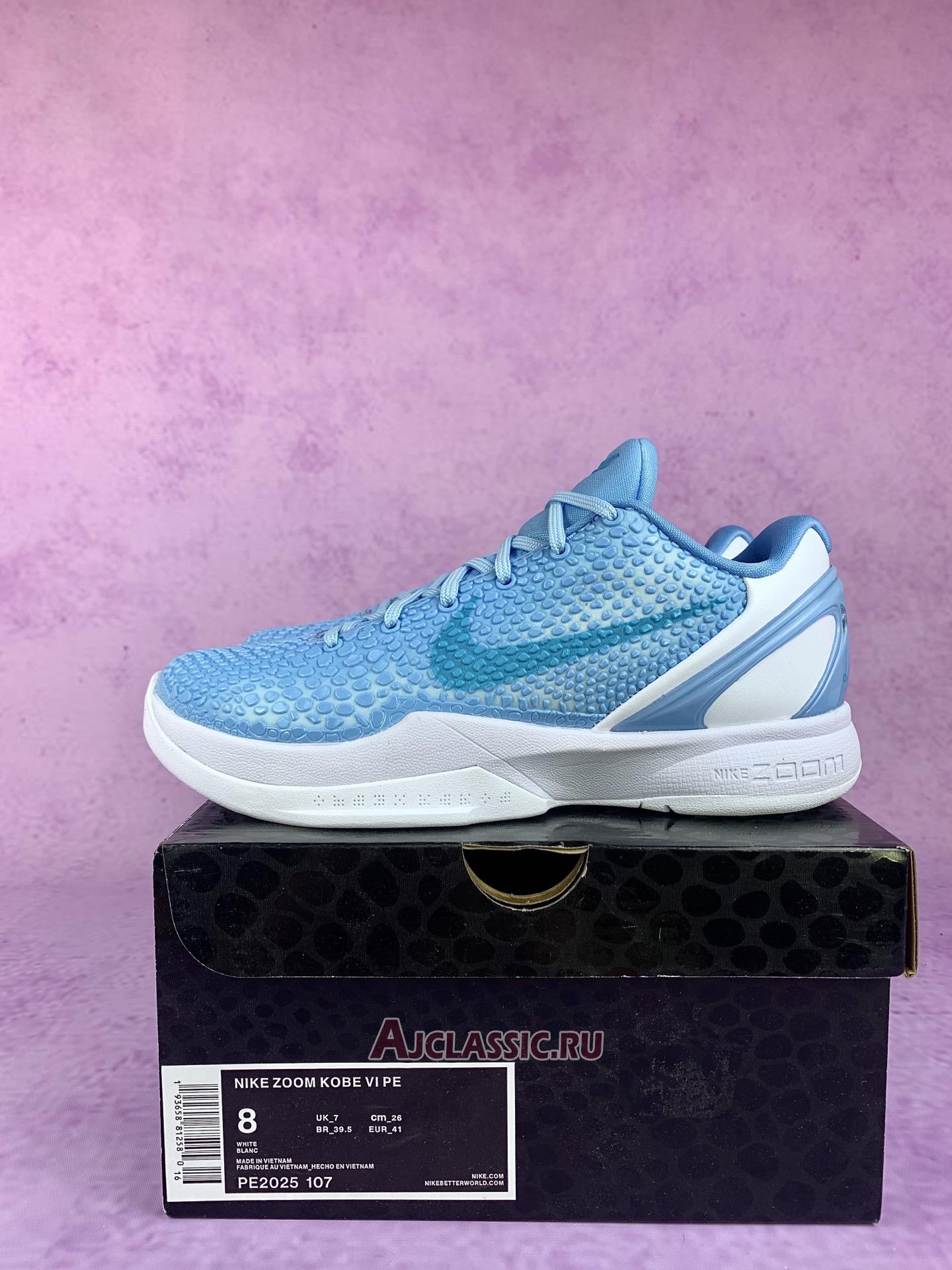 New Caitlin Clark x Nike Kobe 6 Protro "Light Armory Blue" IO3672-400 Shoes
