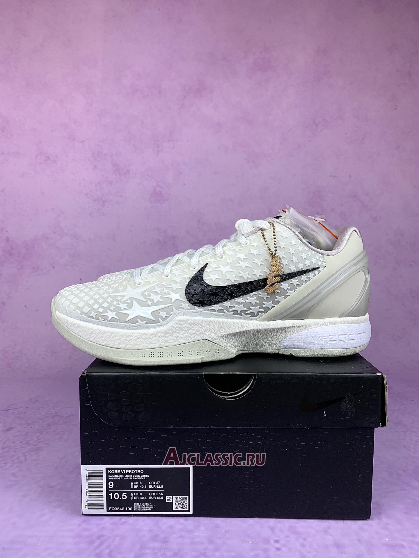 New Nike Zoom Kobe 6 Protro "Sail" FQ3546-100-A2 Shoes