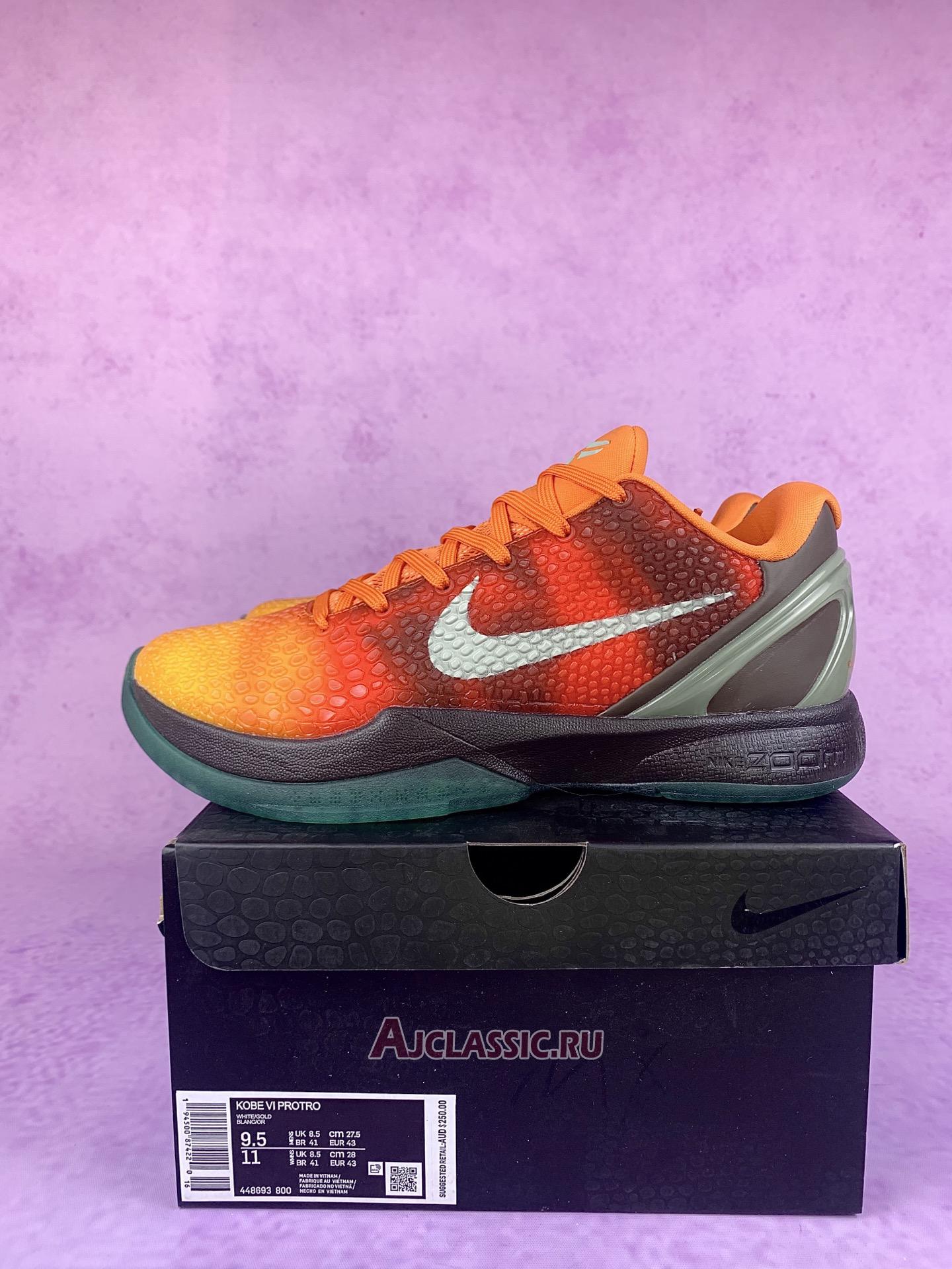 New Nike Kobe 6 Protro "ASG Orange County Sunset" 448693-800-2 Shoes