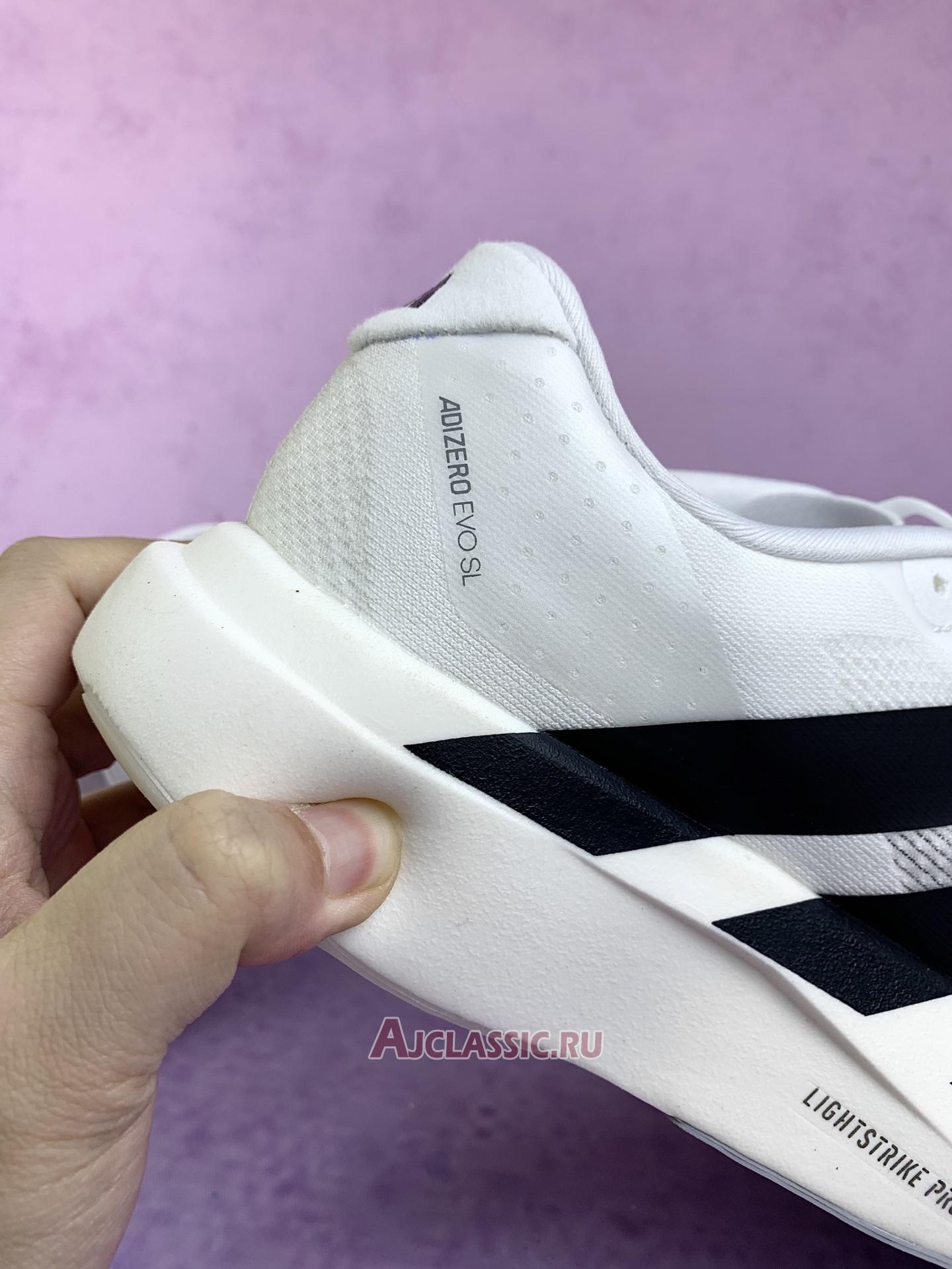 New Adidas Adizero Evo SL "White Black" JH6206 Shoes