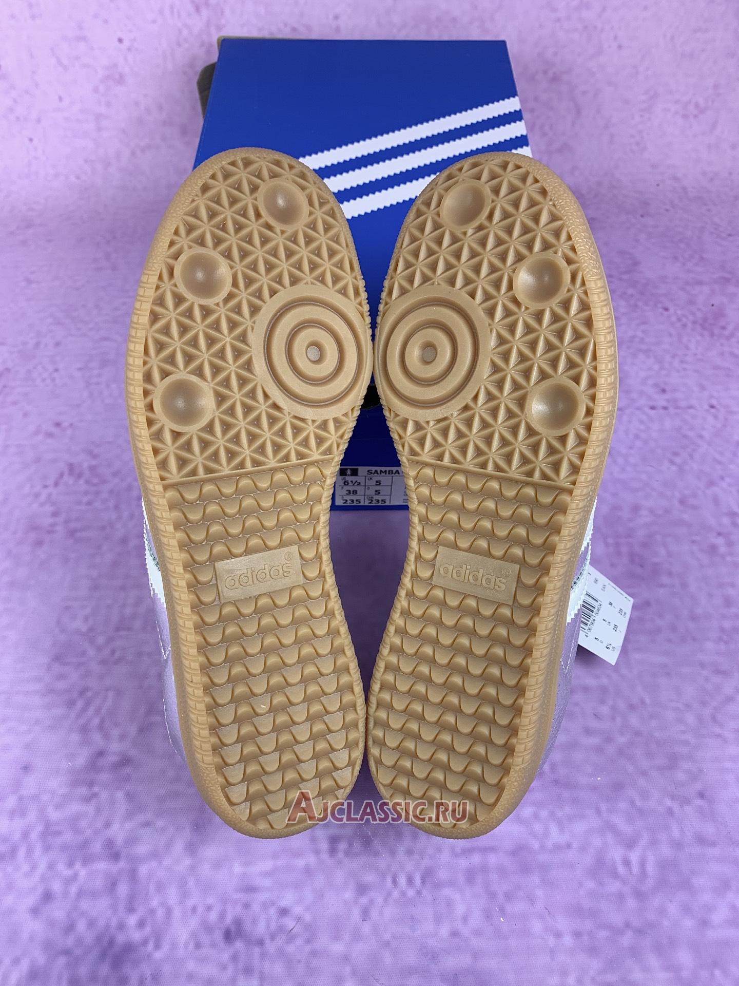 New Adidas Samba OG "Cracked Metallic Pack - Silver" JR0035 Shoes