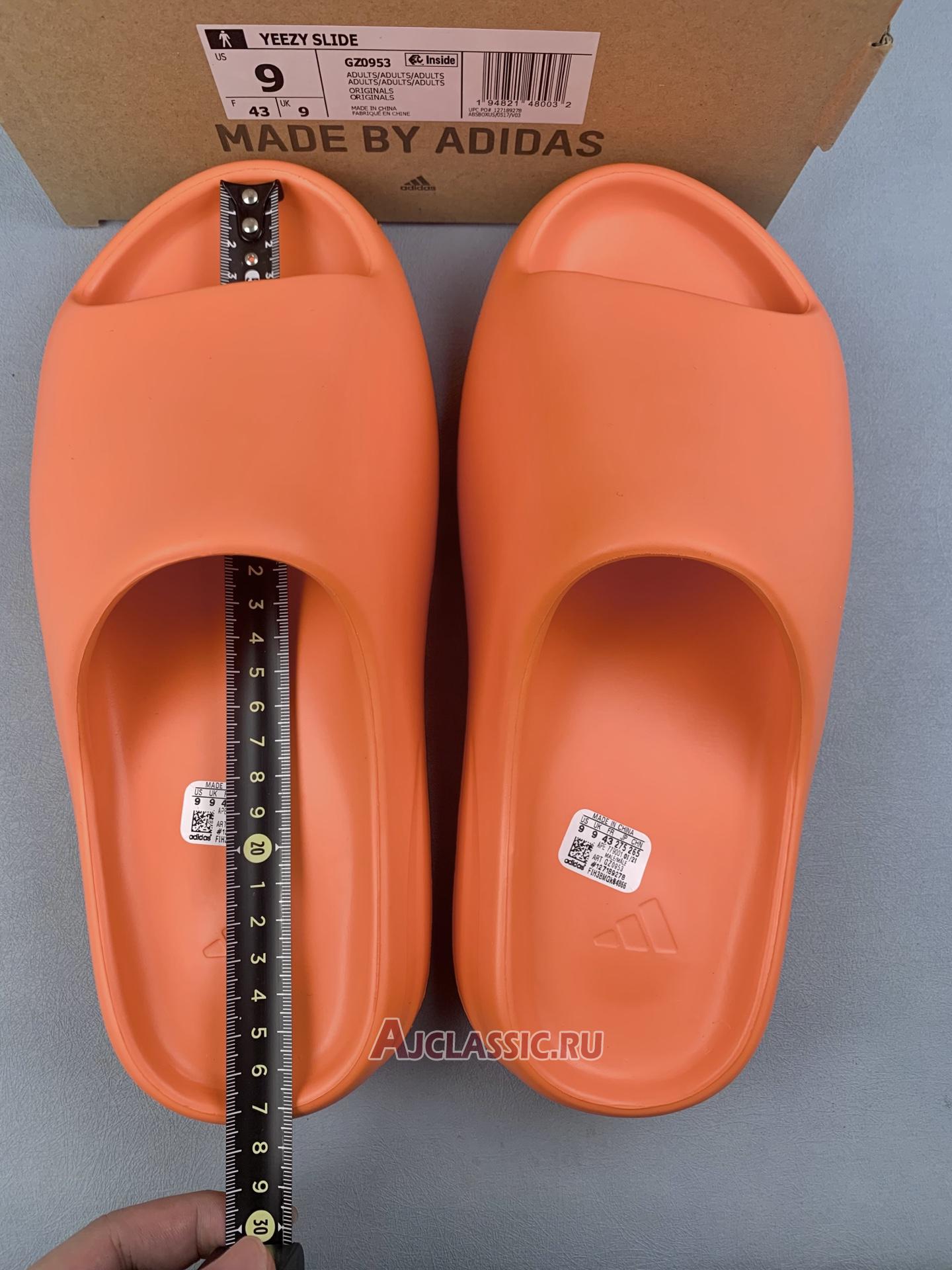 New Adidas Yeezy Slides "Enflame Orange" GZ0953 Shoes