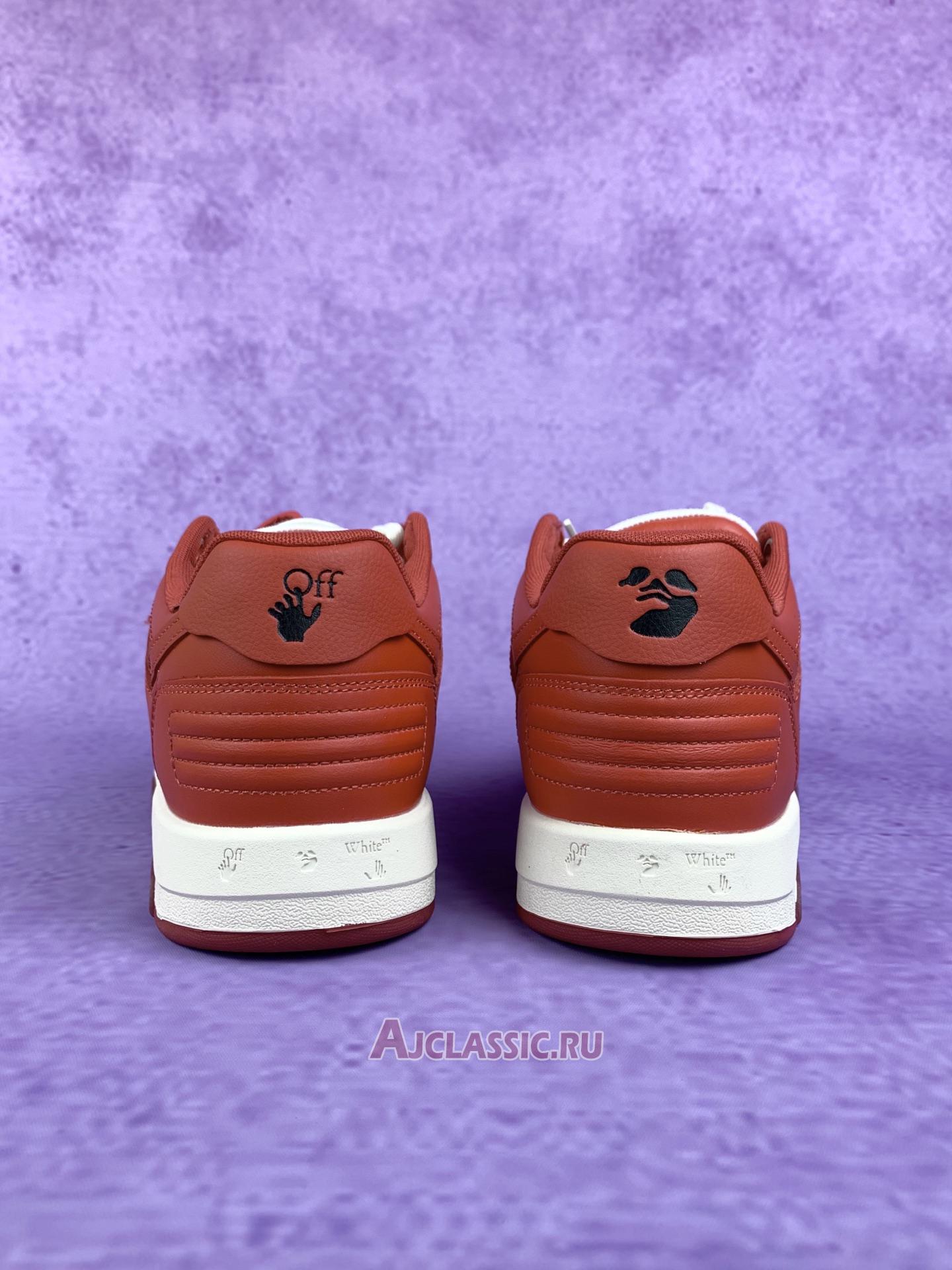 New Off-White Out of Office Low "Bright Red White" OMIA189F22LEA001 0128 Shoes