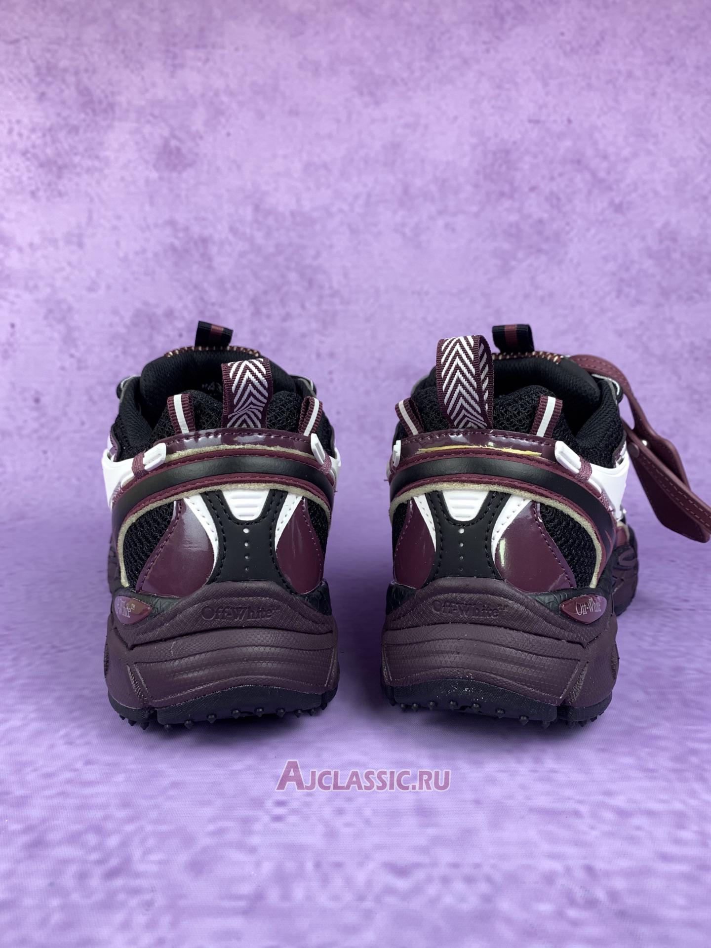 New Off-White Be Right Back "Dark Purple Black" OMIA295W24FAB001 8510 Shoes