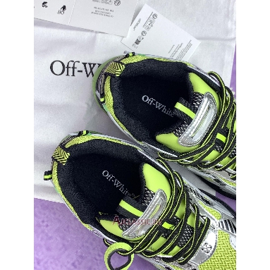 Buy Off-White Be Right Back Silver Green Fluo Green OMIA295S25FAB001 7270 Quality Reps Replicas Shoes
