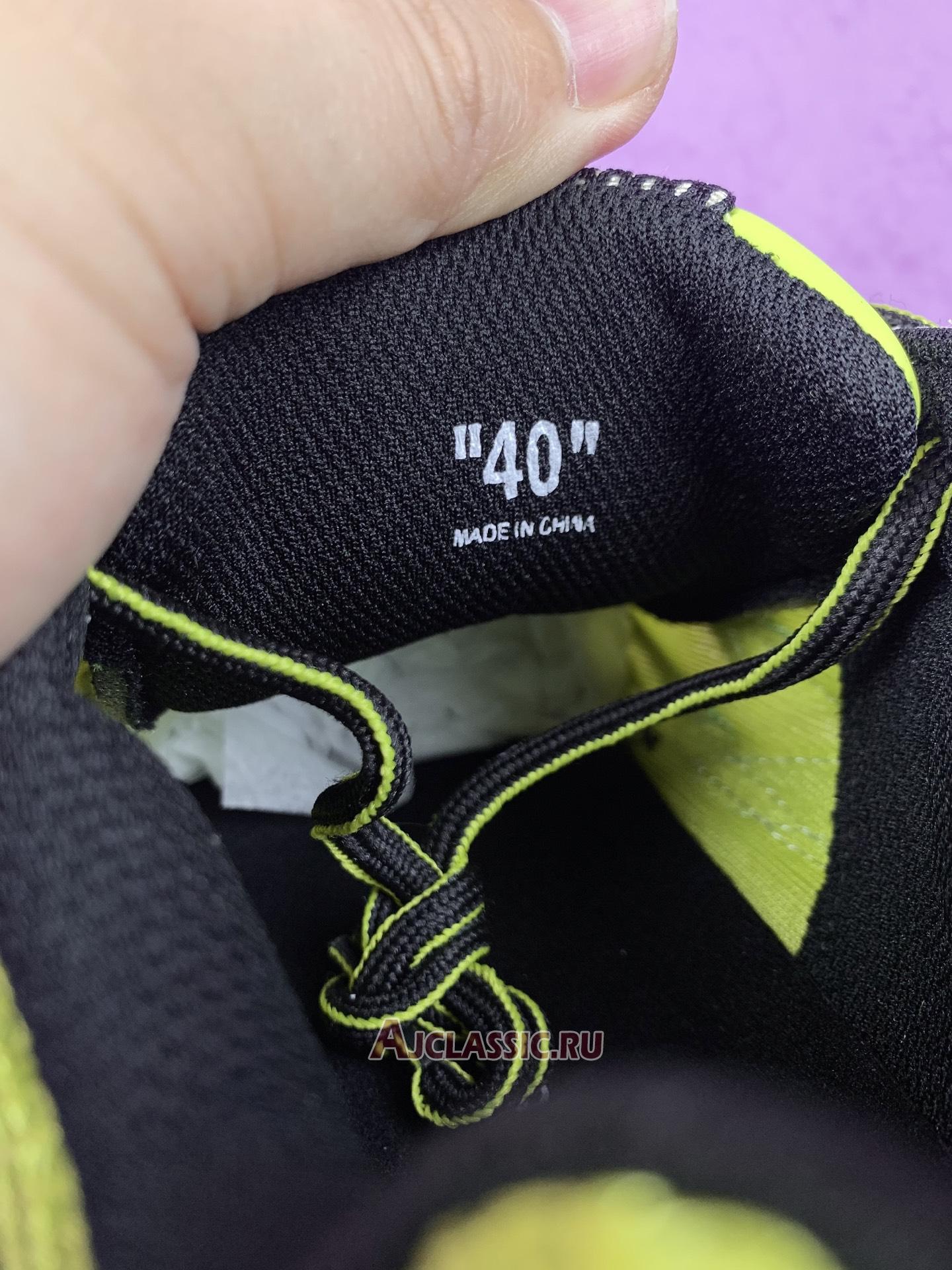 New Off-White Be Right Back "Silver Green Fluo" OMIA295S25FAB001 7270 Shoes