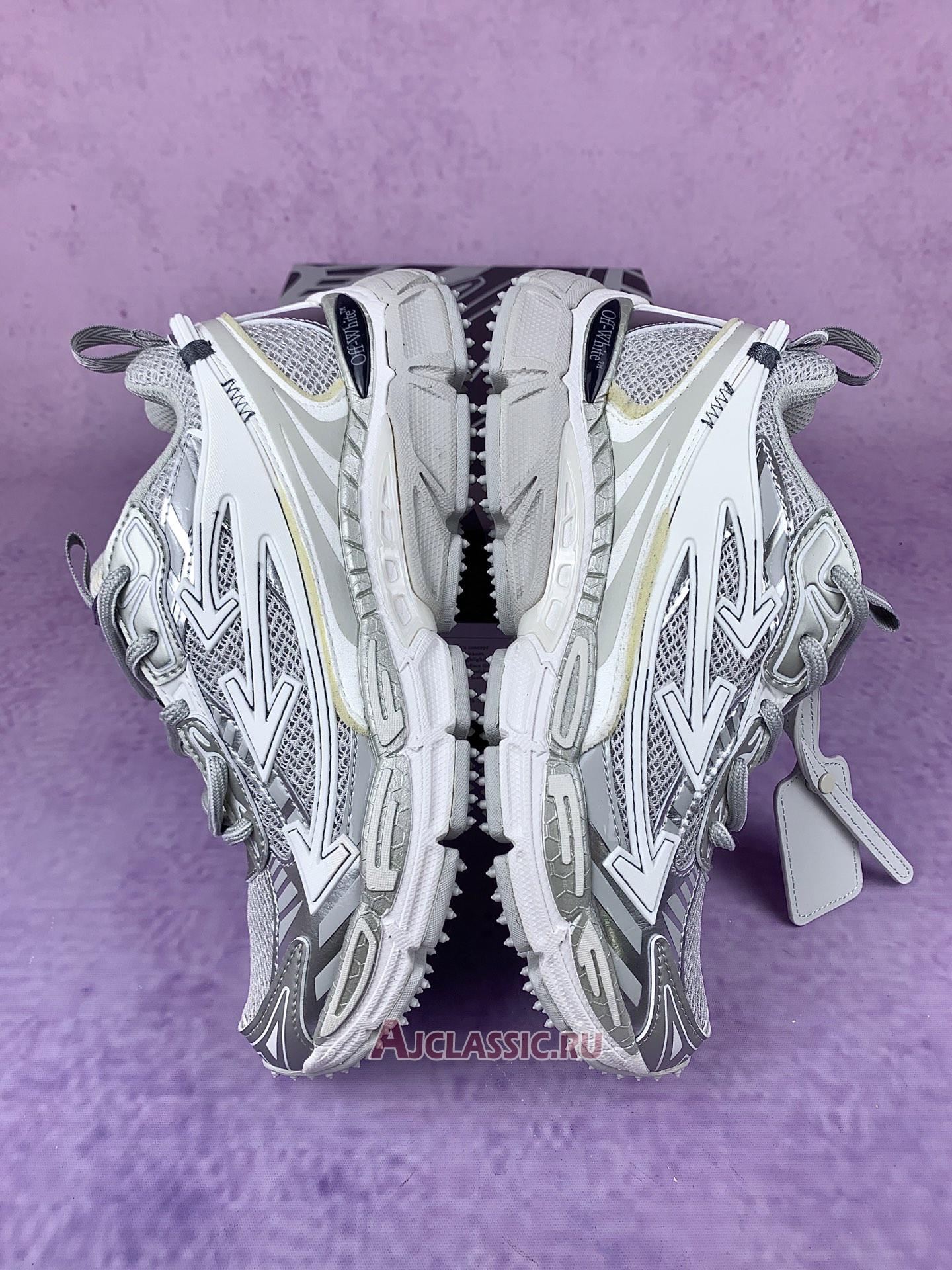 New Off-White Be Right Back "Gray Silver" OMIA295C99FAB001 0972 Shoes