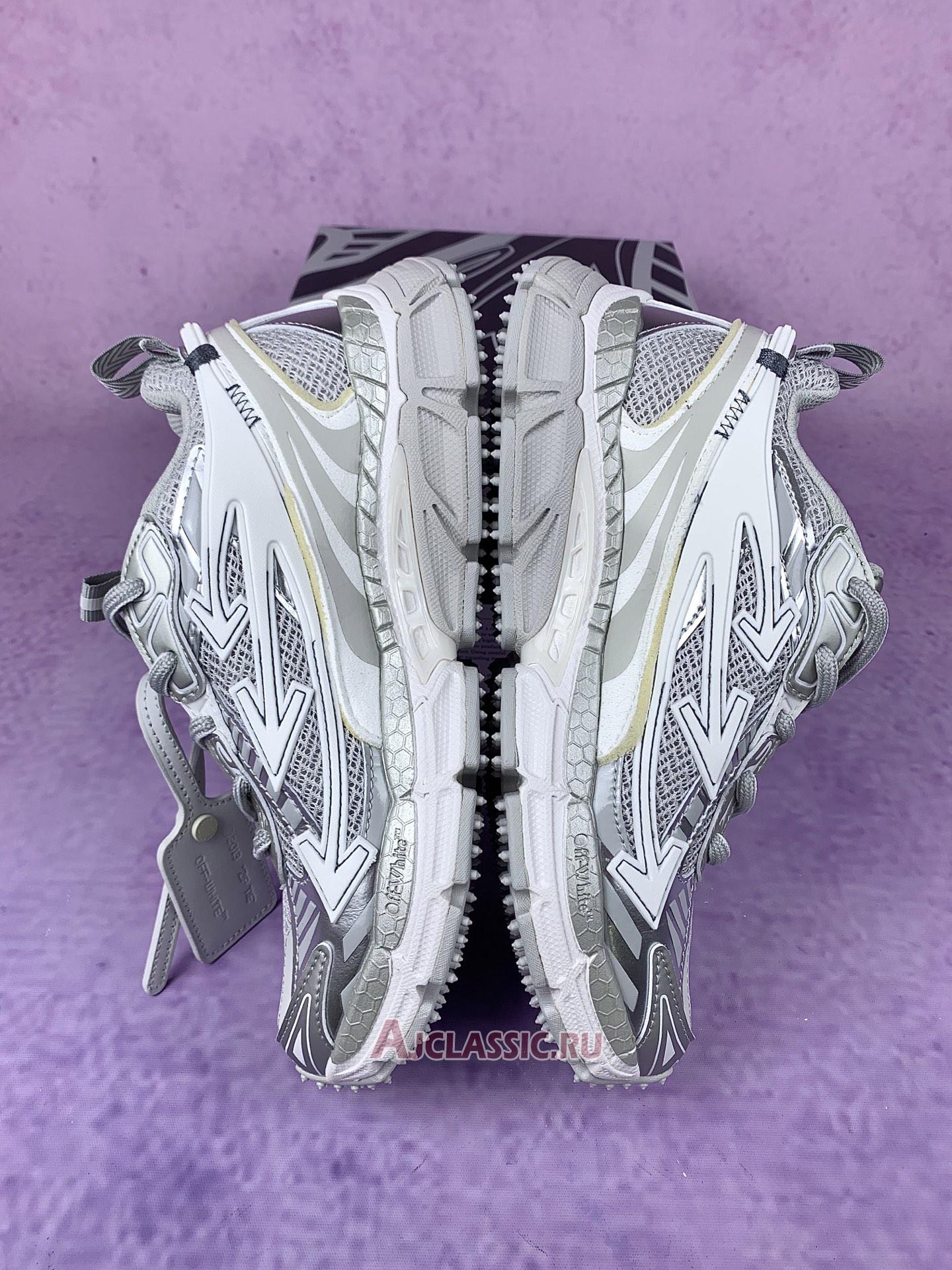 New Off-White Be Right Back "Gray Silver" OMIA295C99FAB001 0972 Shoes