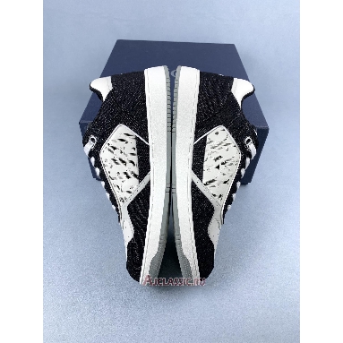 Buy Dior B27 Low White Black Denim Sneaker Black 3SN272ZAC_H960-2 Quality Reps Replicas Shoes