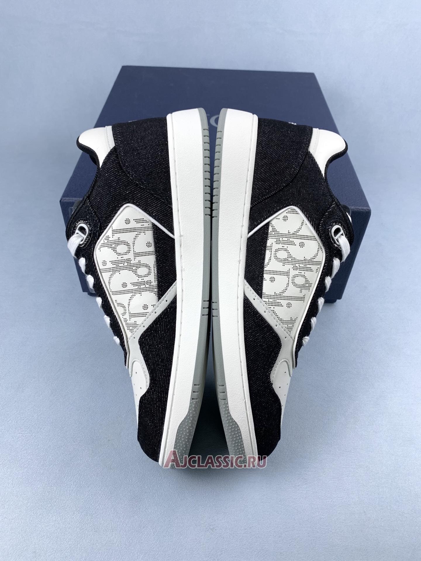 New Dior B27 Low "White Black Denim" Sneaker 3SN272ZAC_H960-2 Shoes
