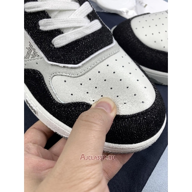 Buy Dior B27 Low White Black Denim Sneaker Black 3SN272ZAC_H960-2 Quality Reps Replicas Shoes
