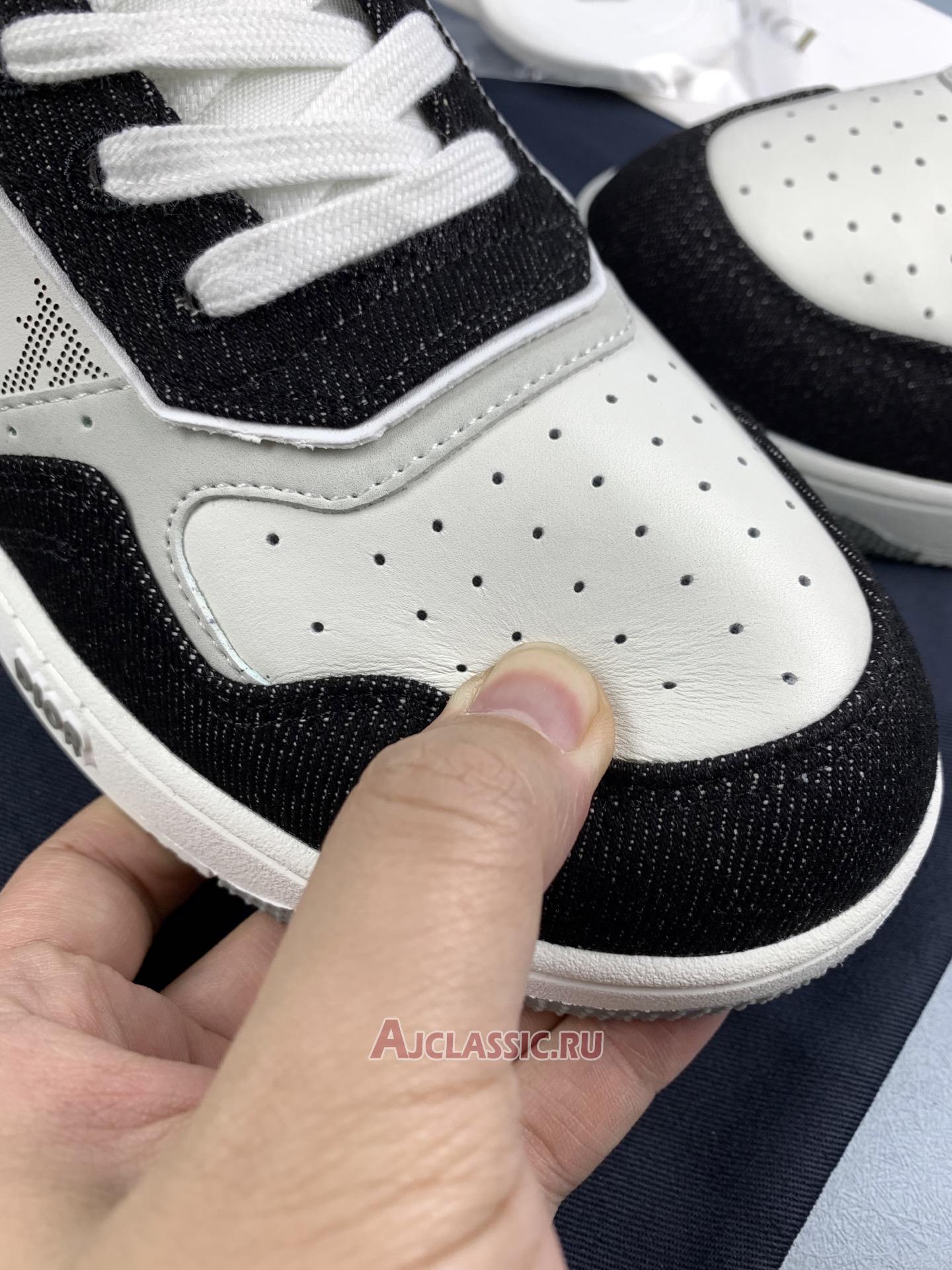 New Dior B27 Low "White Black Denim" Sneaker 3SN272ZAC_H960-2 Shoes