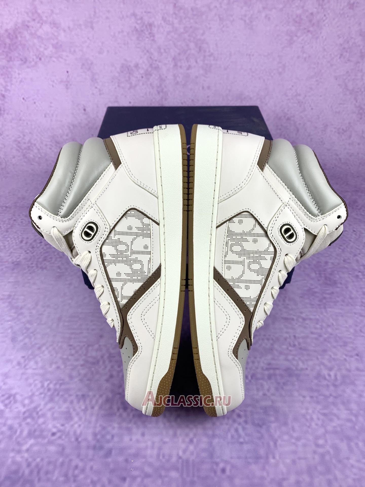 New Dior B27 High "by Birkenstock Cream Greige Greige Dior Oblique" Sneaker 3SH133ZSR_H167-2 Shoes