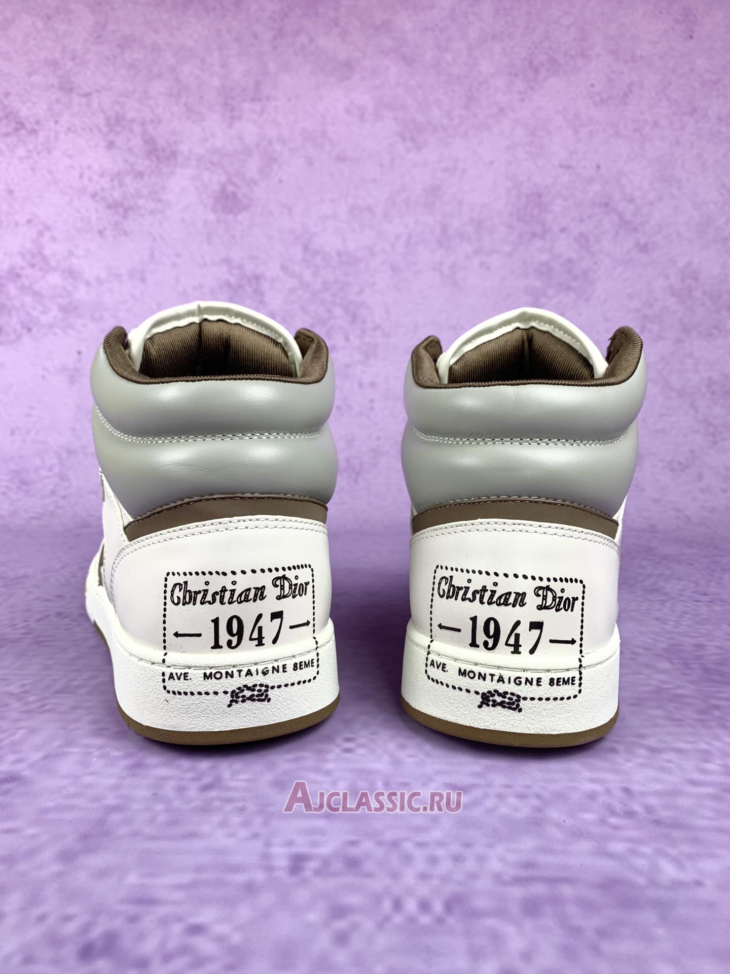 New Dior B27 High "by Birkenstock Cream Greige Greige Dior Oblique" Sneaker 3SH133ZSR_H167-2 Shoes