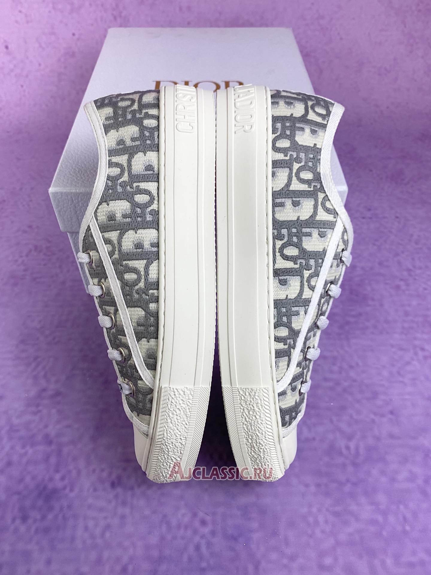 New Dior WalkNDior Embroidered Canvas Low "Grey" Sneaker KCK211OBE_S33G Shoes