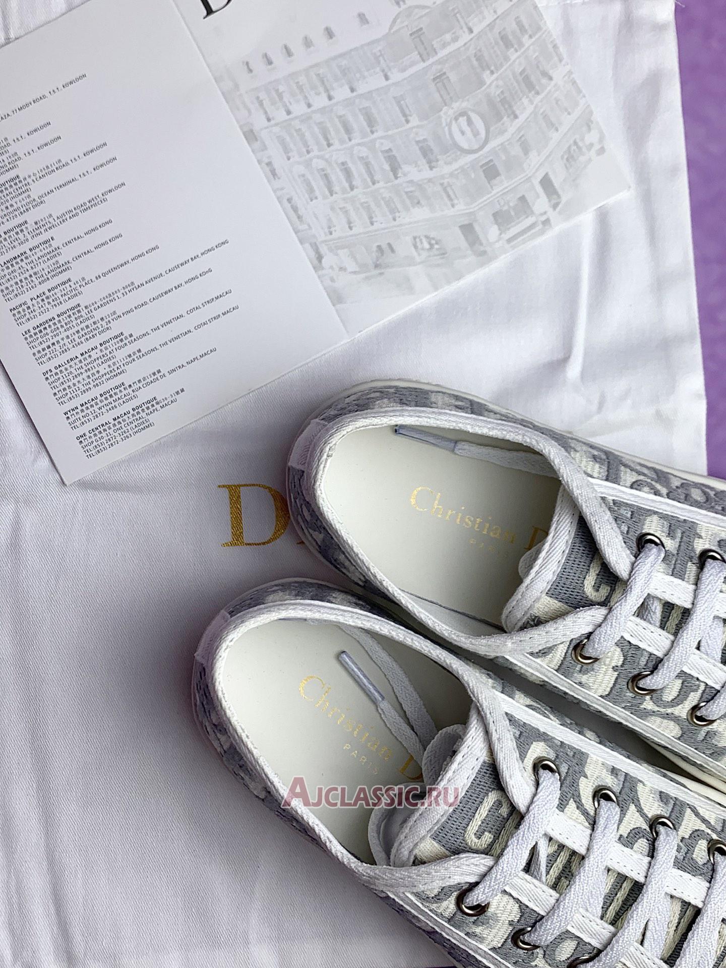 New Dior WalkNDior Embroidered Canvas Low "Grey" Sneaker KCK211OBE_S33G Shoes
