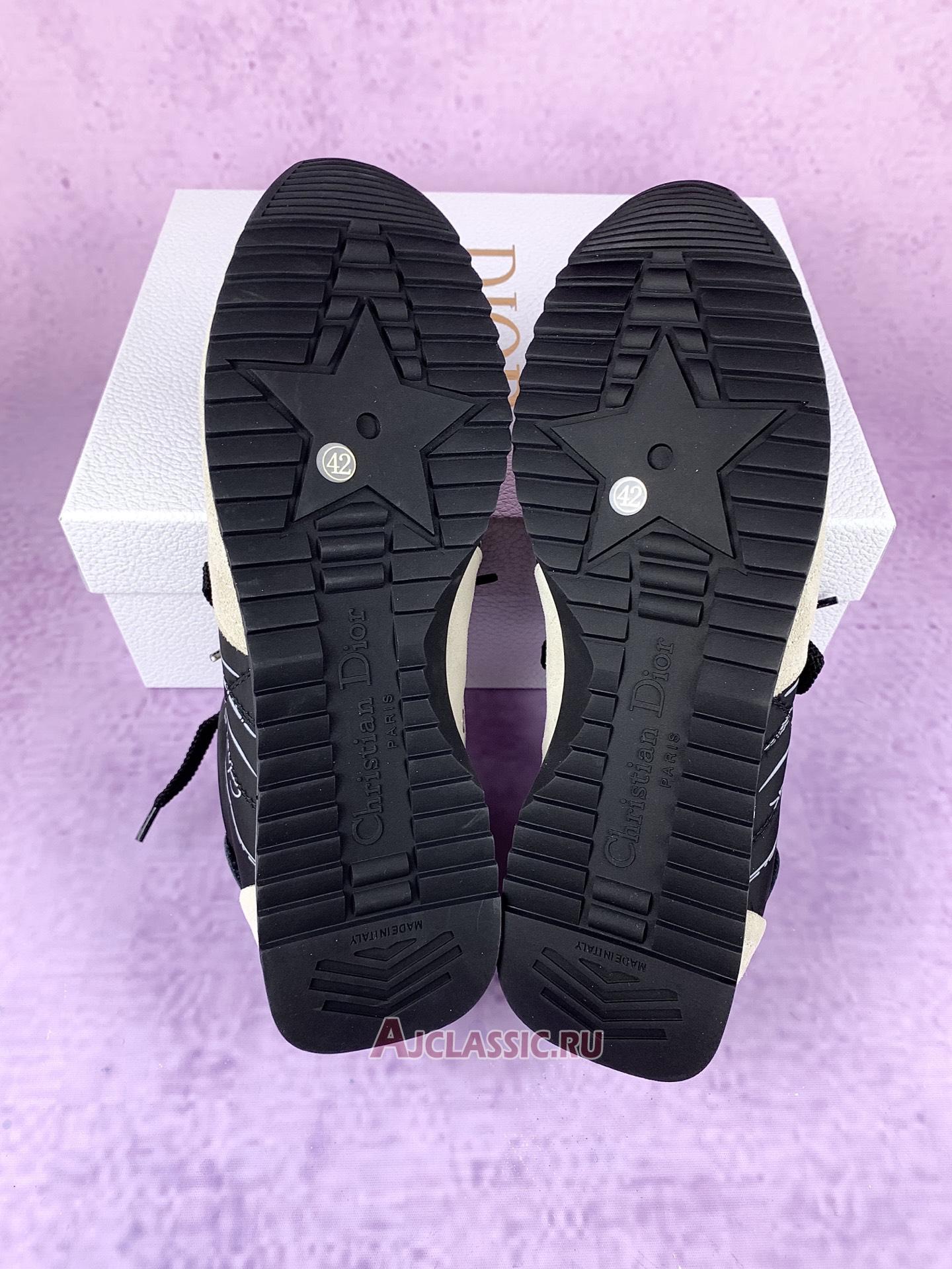 New Dior D-Sketch Sneaker "Black Nylon and Calfskin" KCK427MPA_S900-3 Shoes