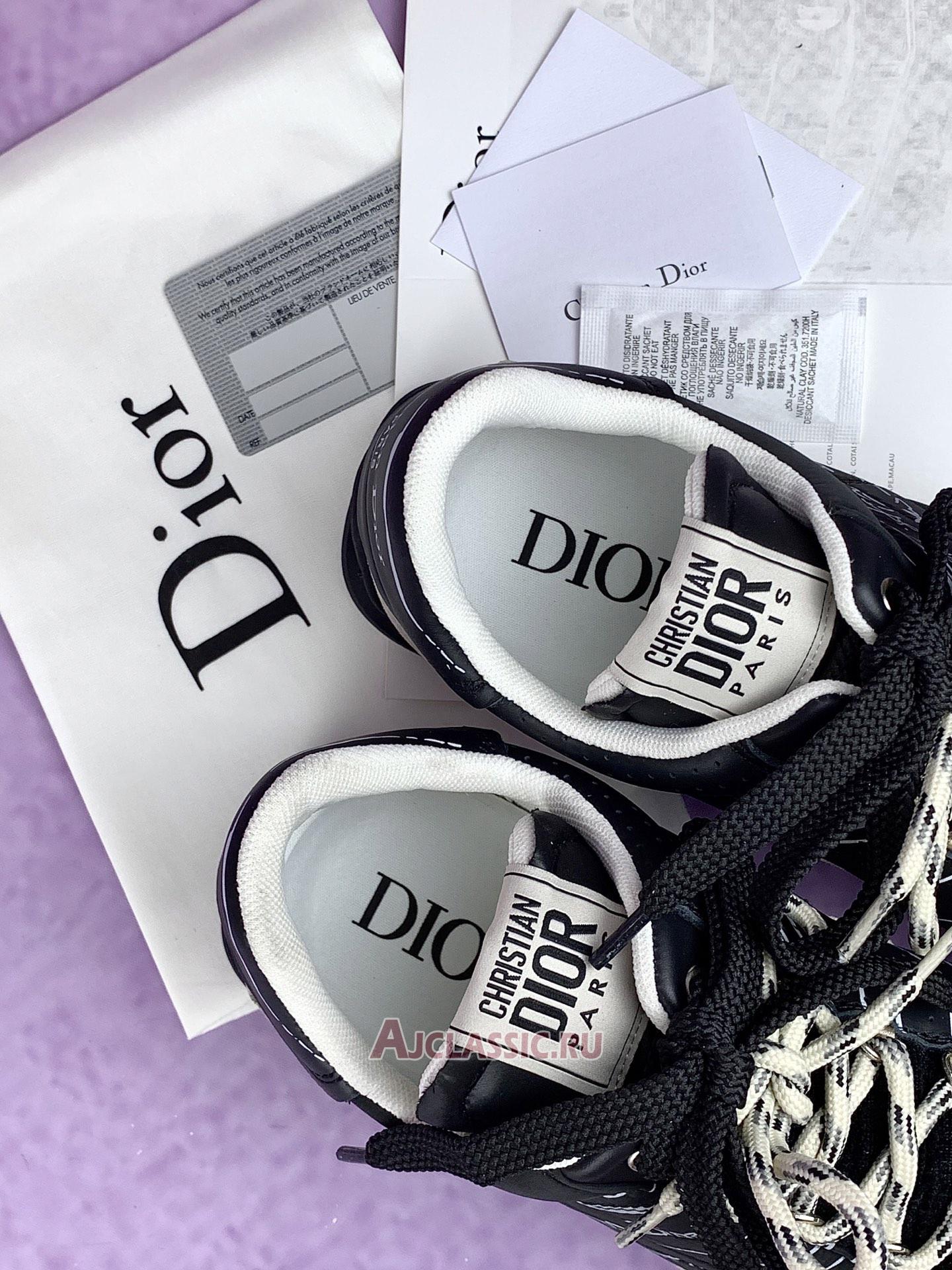 New Dior D-Sketch Sneaker "Black Nylon and Calfskin" KCK427MPA_S900-3 Shoes