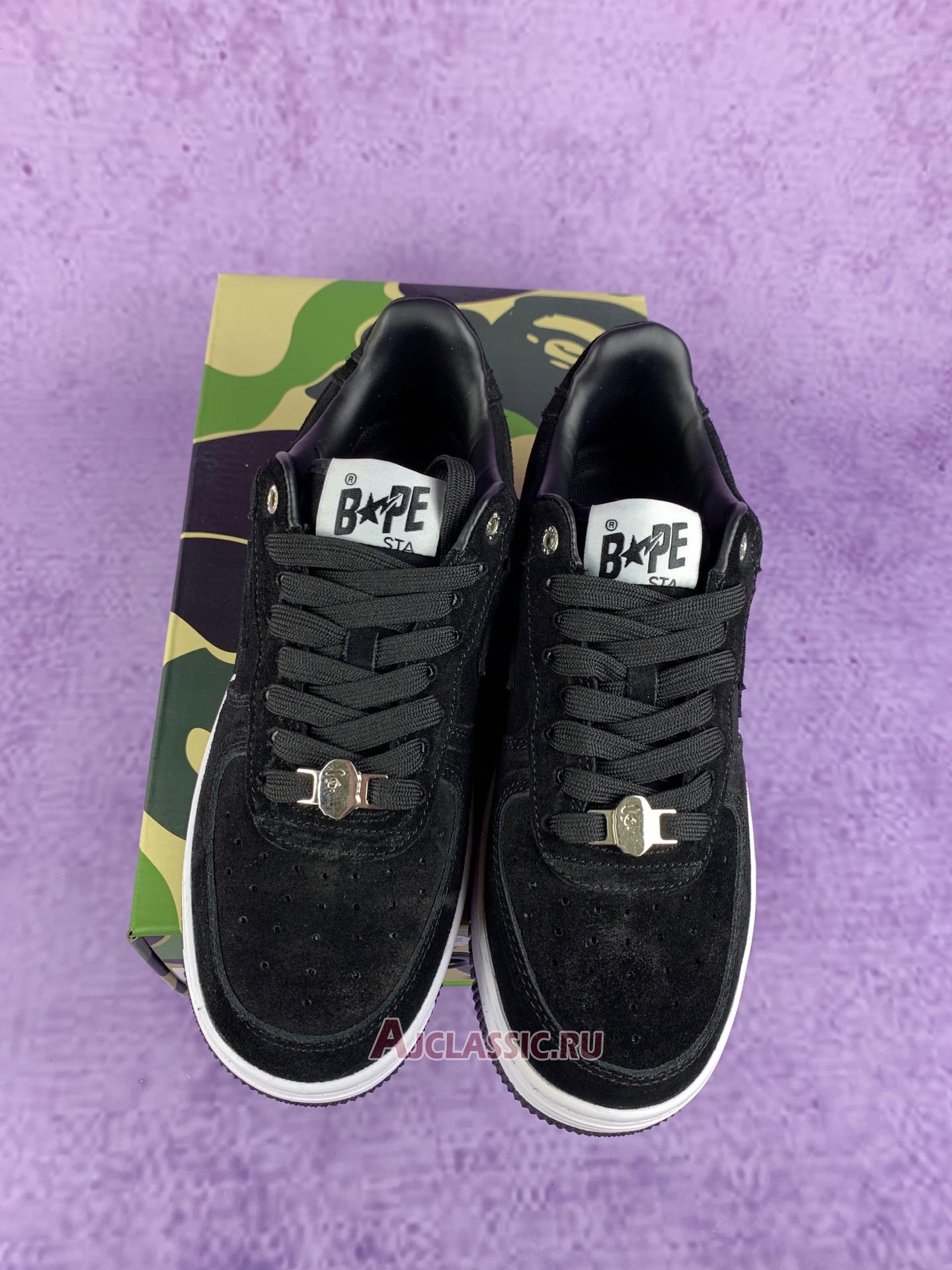 New A Bathing Ape Bapesta Low M1 "Black" 1H70191004-BLK Shoes