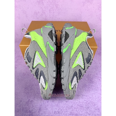 Buy Louis Vuitton LV Runner Tatic Sneaker Grey Neon Green Grey 1ABLZ5-2 Quality Reps Replicas Shoes