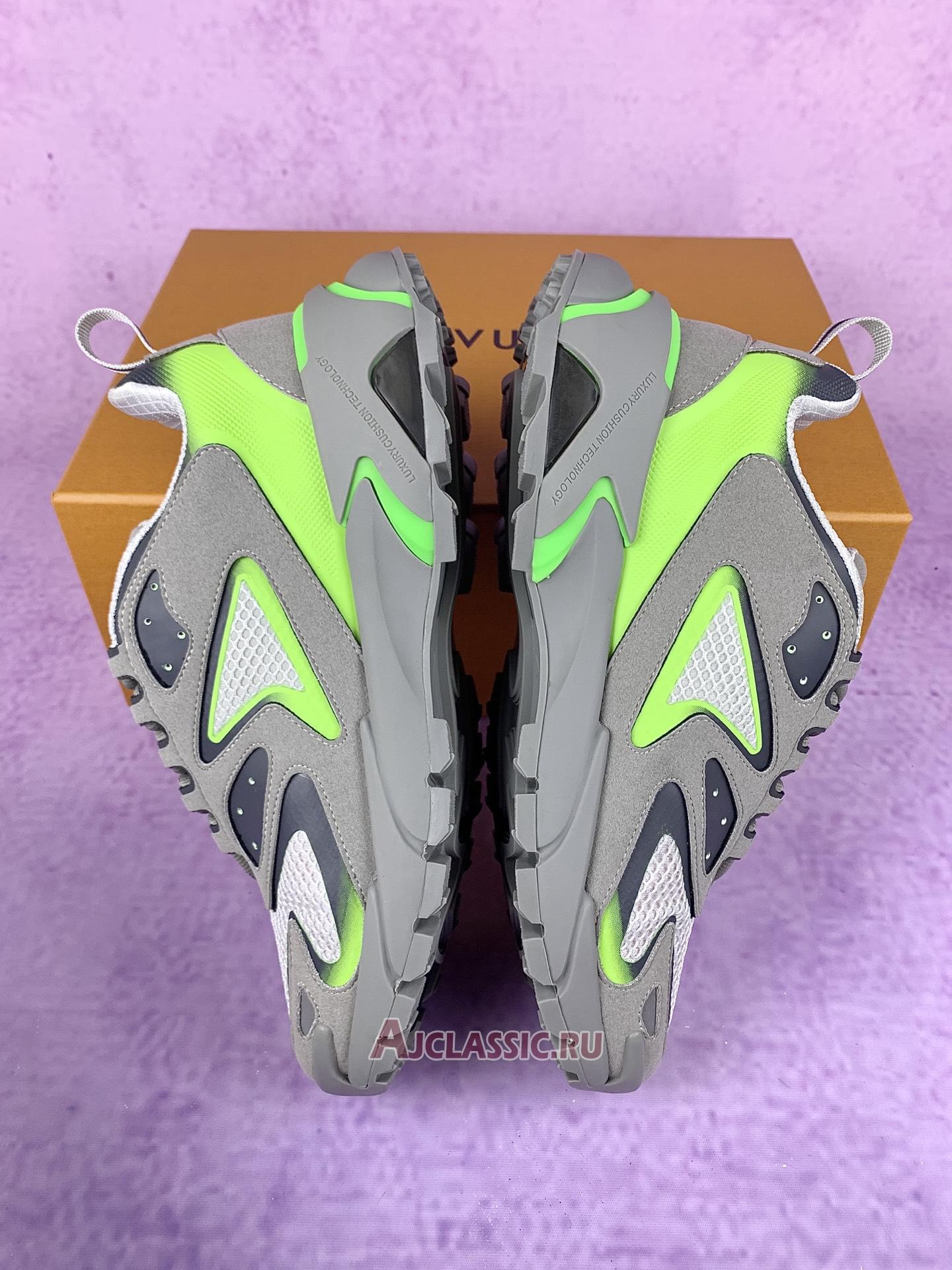 New Louis Vuitton LV Runner Tatic Sneaker "Grey Neon Green" 1ABLZ5-2 Shoes