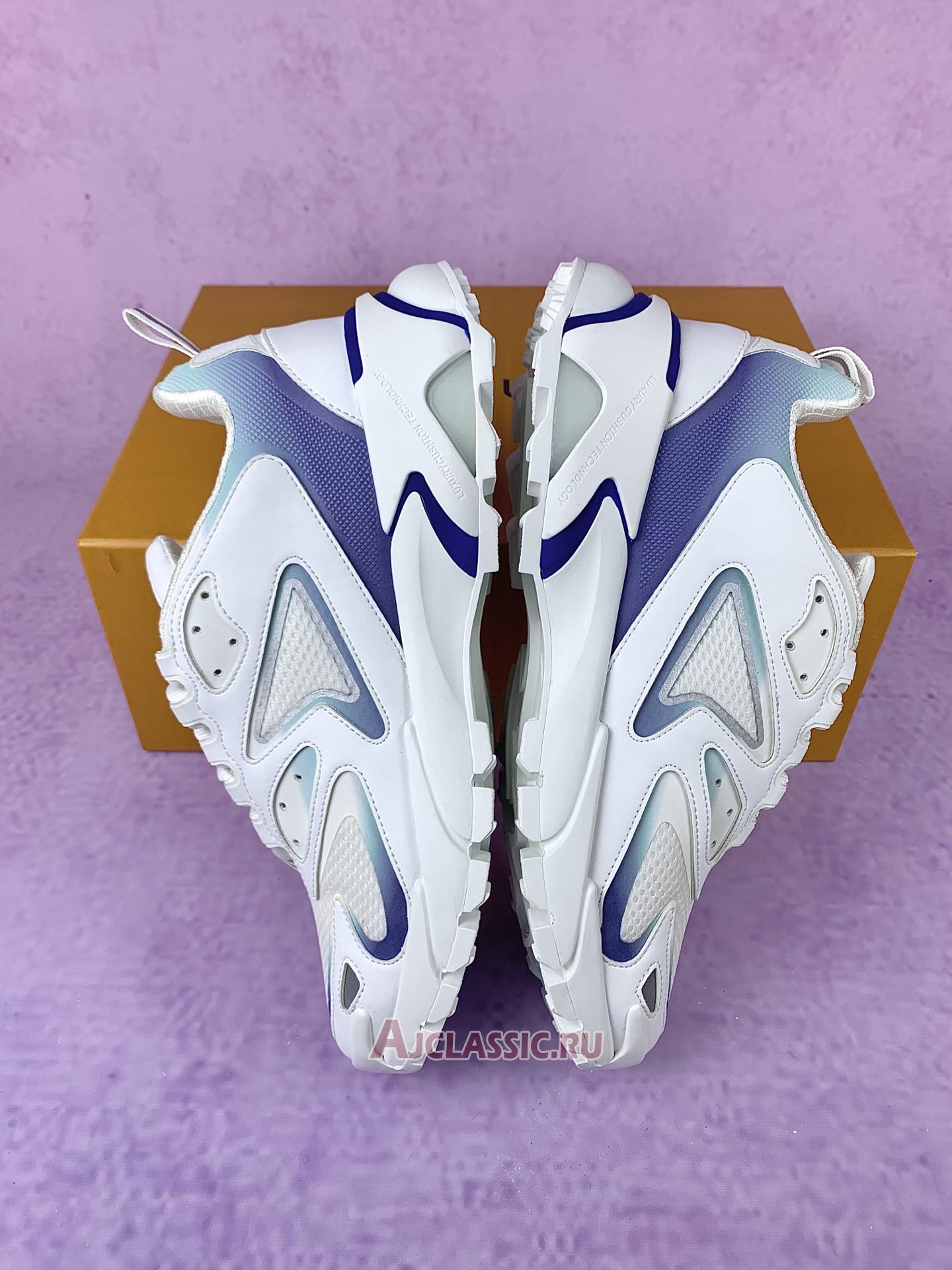 New Louis Vuitton LV Runner Tatic Sneaker "White Blue" 1ACF13-2 Shoes