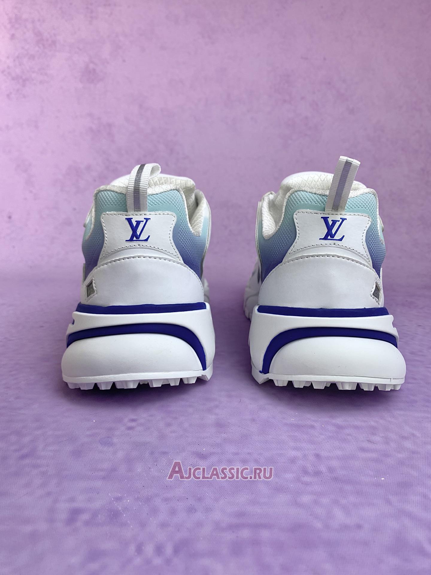 New Louis Vuitton LV Runner Tatic Sneaker "White Blue" 1ACF13-2 Shoes