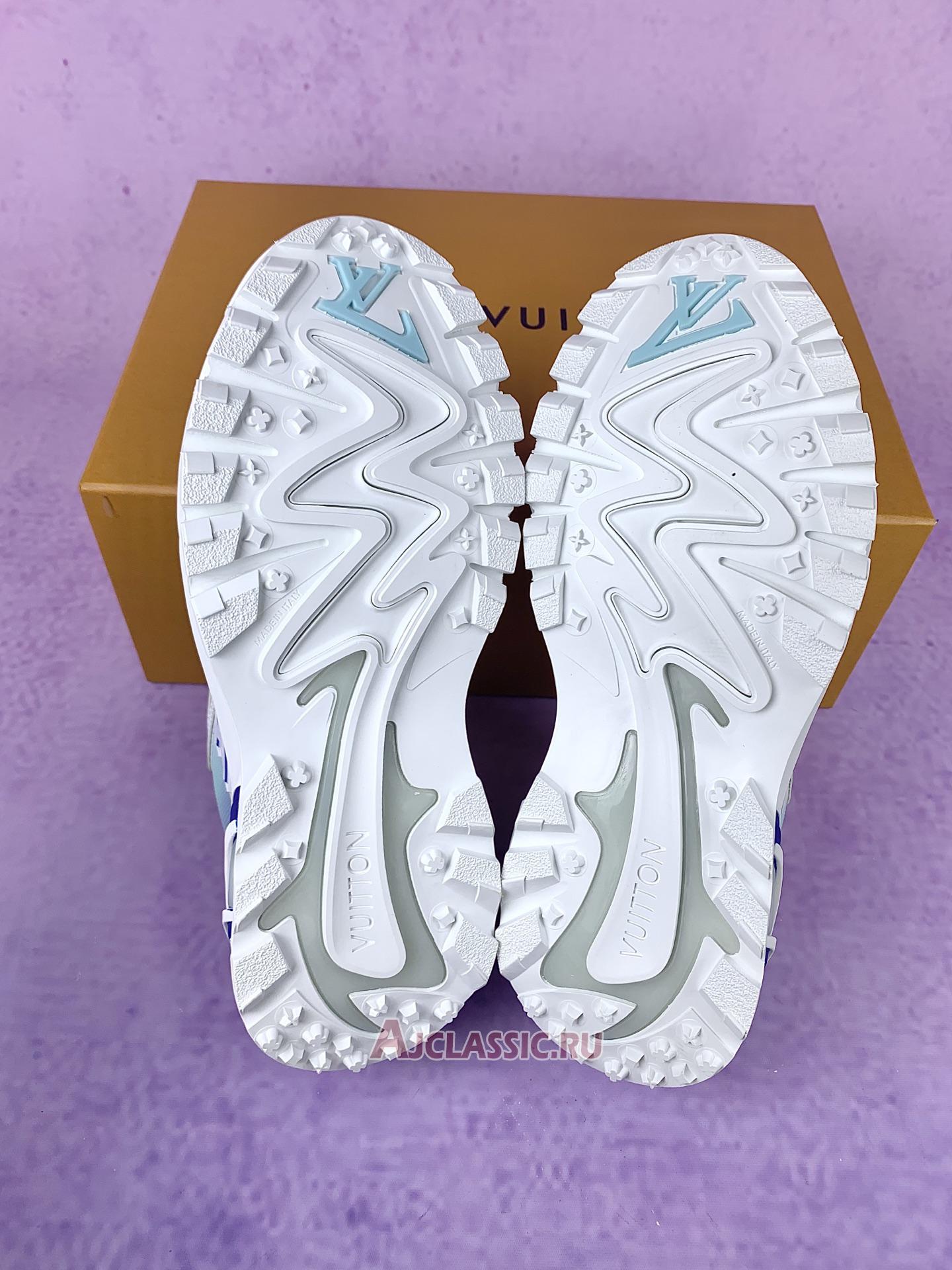 New Louis Vuitton LV Runner Tatic Sneaker "White Blue" 1ACF13-2 Shoes