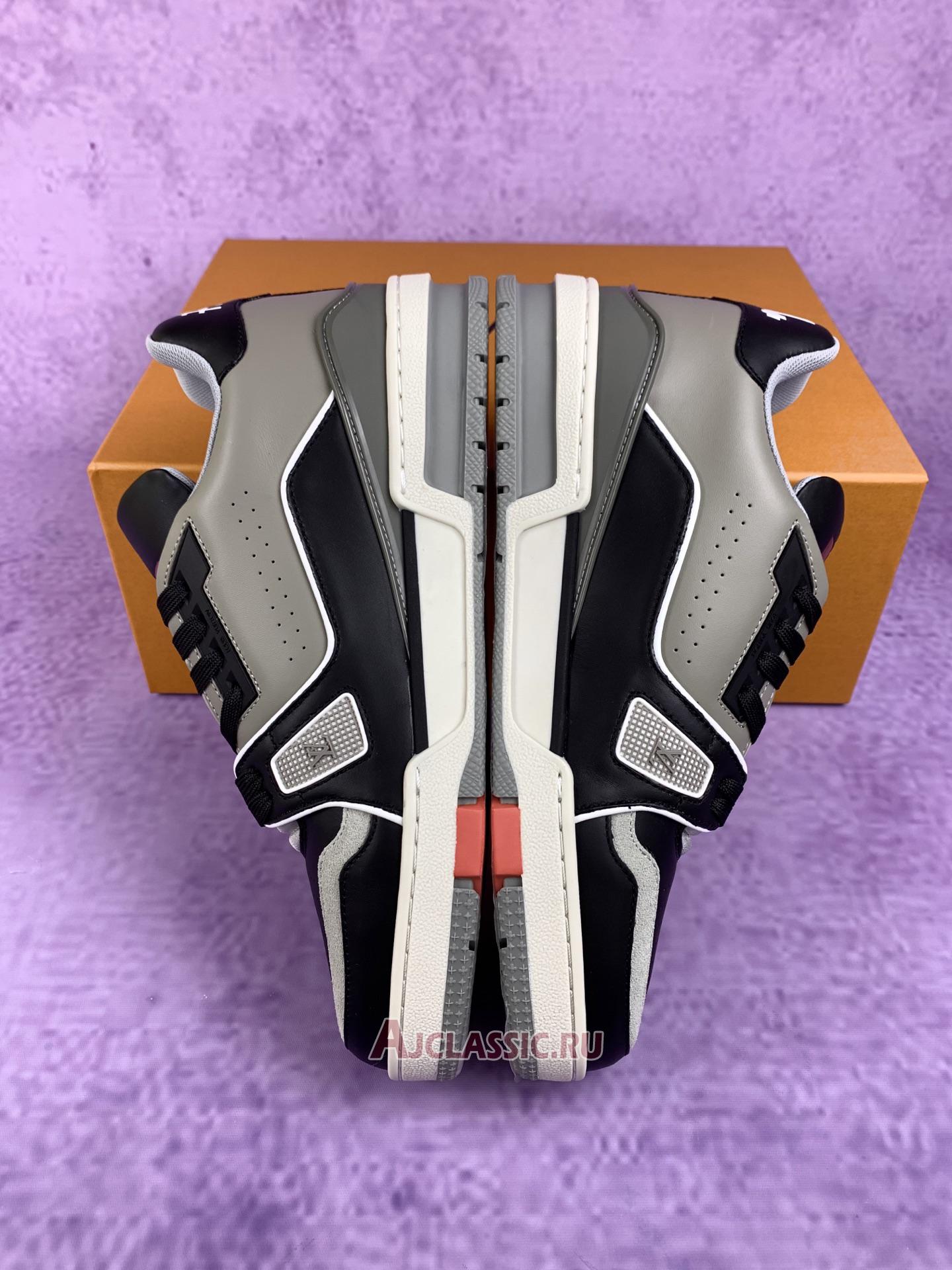 New Louis Vuitton LV Trainer Low "Black Grey" 1A54H5-2 Shoes