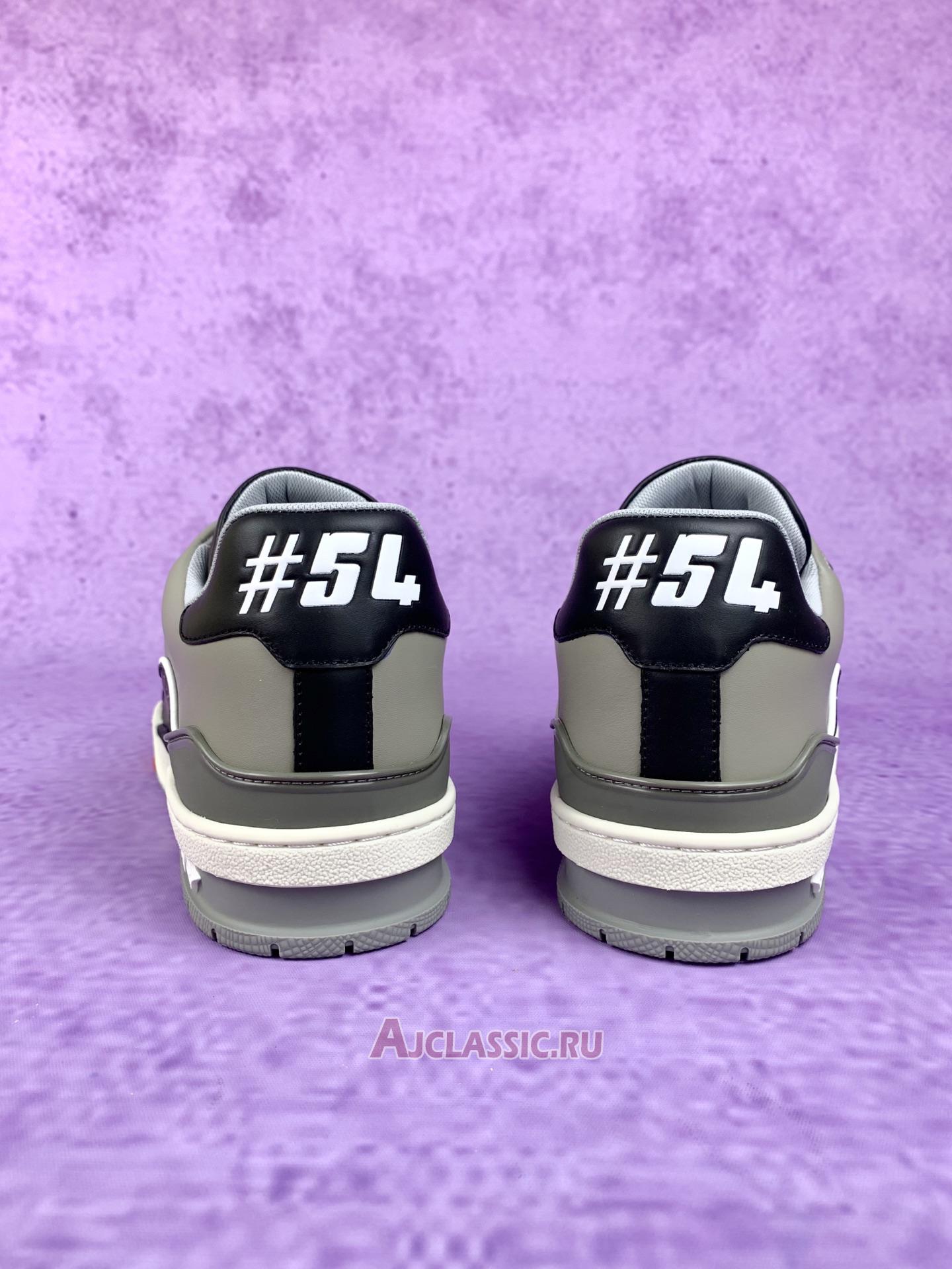 New Louis Vuitton LV Trainer Low "Black Grey" 1A54H5-2 Shoes