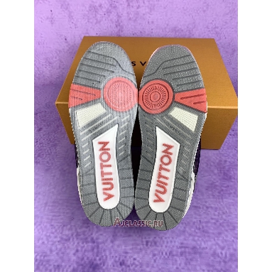 Buy Louis Vuitton LV Trainer Low Black Grey Grey 1A54H5-2 Quality Reps Replicas Shoes