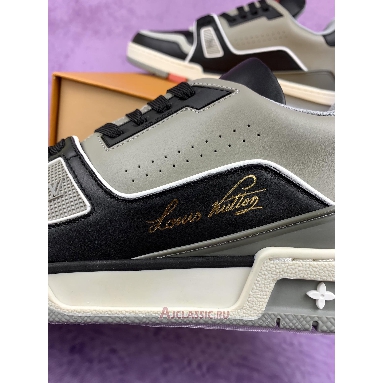 Buy Louis Vuitton LV Trainer Low Black Grey Grey 1A54H5-2 Quality Reps Replicas Shoes