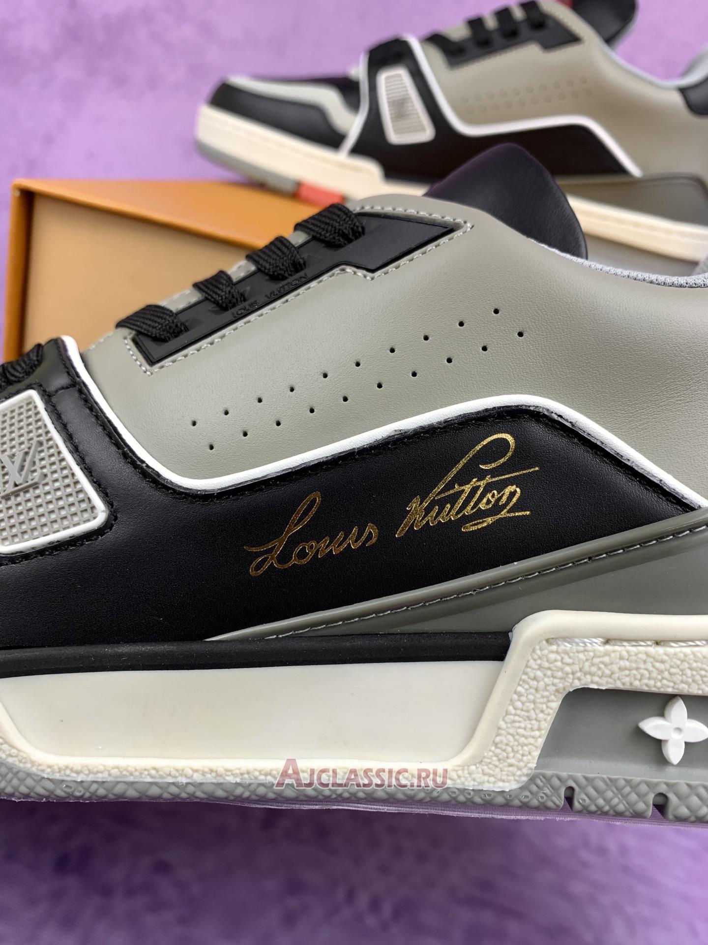 New Louis Vuitton LV Trainer Low "Black Grey" 1A54H5-2 Shoes