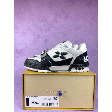 Buy Louis Vuitton LV Trainer Sneaker Black White Black 1AHTDK Quality Reps Replicas Shoes