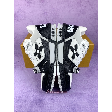 Buy Louis Vuitton LV Trainer Sneaker Black White Black 1AHTDK Quality Reps Replicas Shoes