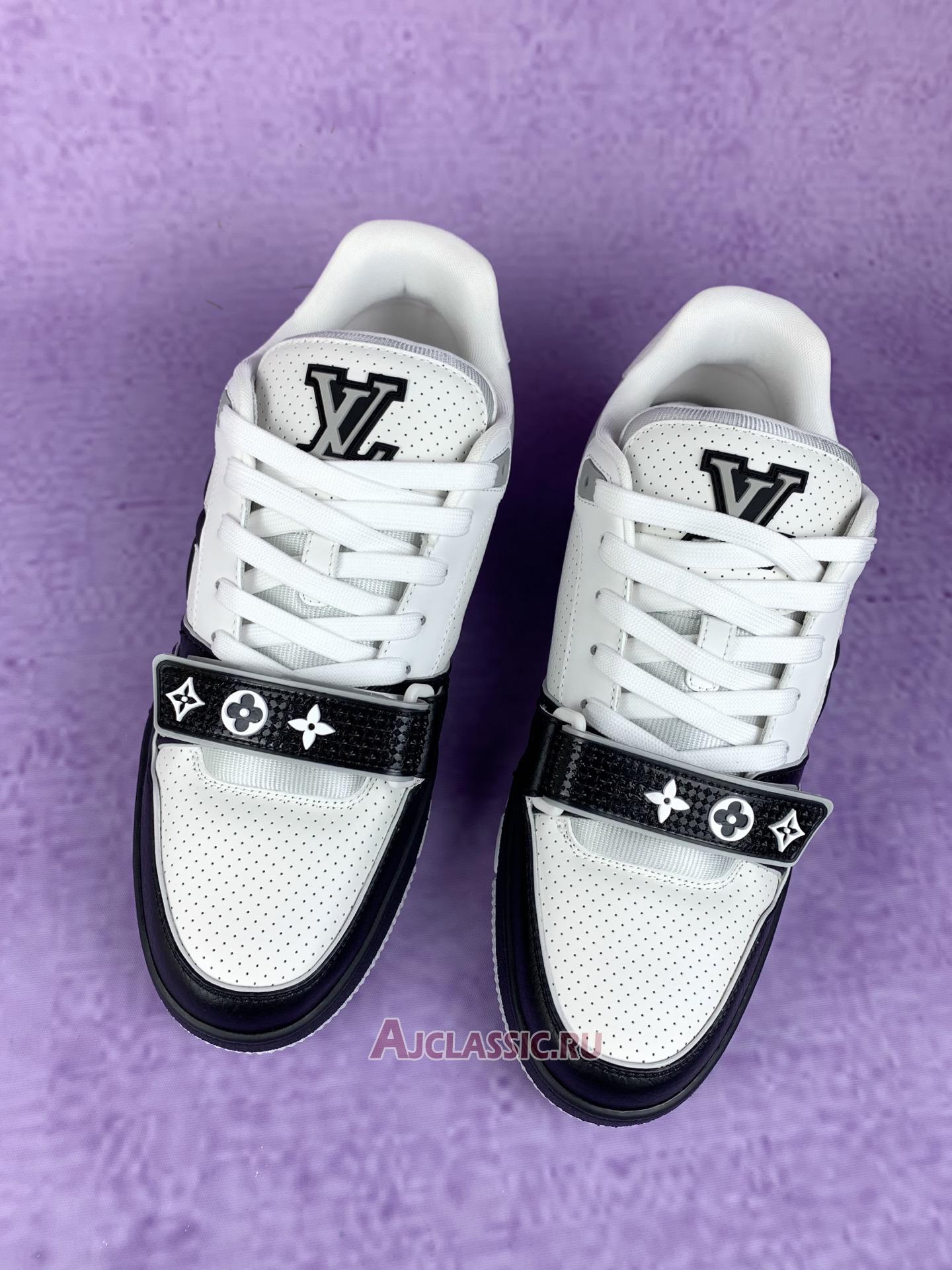 New Louis Vuitton LV Trainer Sneaker "Black White" 1AHTDK Shoes