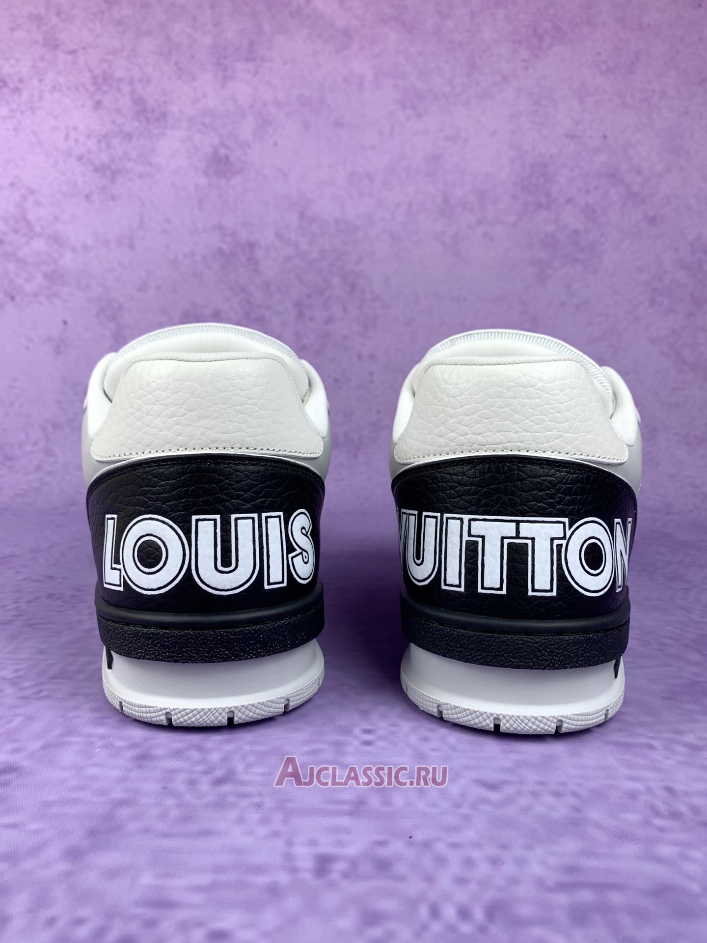 New Louis Vuitton LV Trainer Sneaker "Black White" 1AHTDK Shoes
