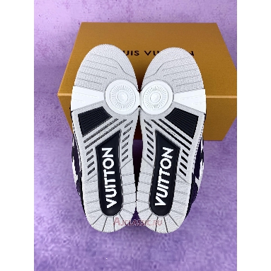 Buy Louis Vuitton LV Trainer Sneaker Black White Black 1AHTDK Quality Reps Replicas Shoes