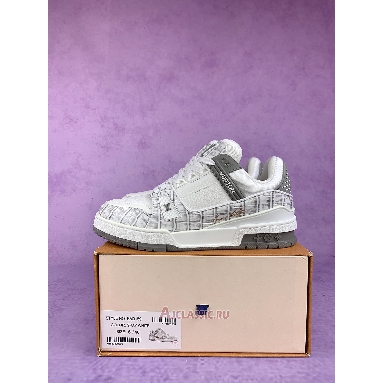 Buy Louis Vuitton LV Trainer Sneaker White Crocodile White LV8MTO Quality Reps Replicas Shoes