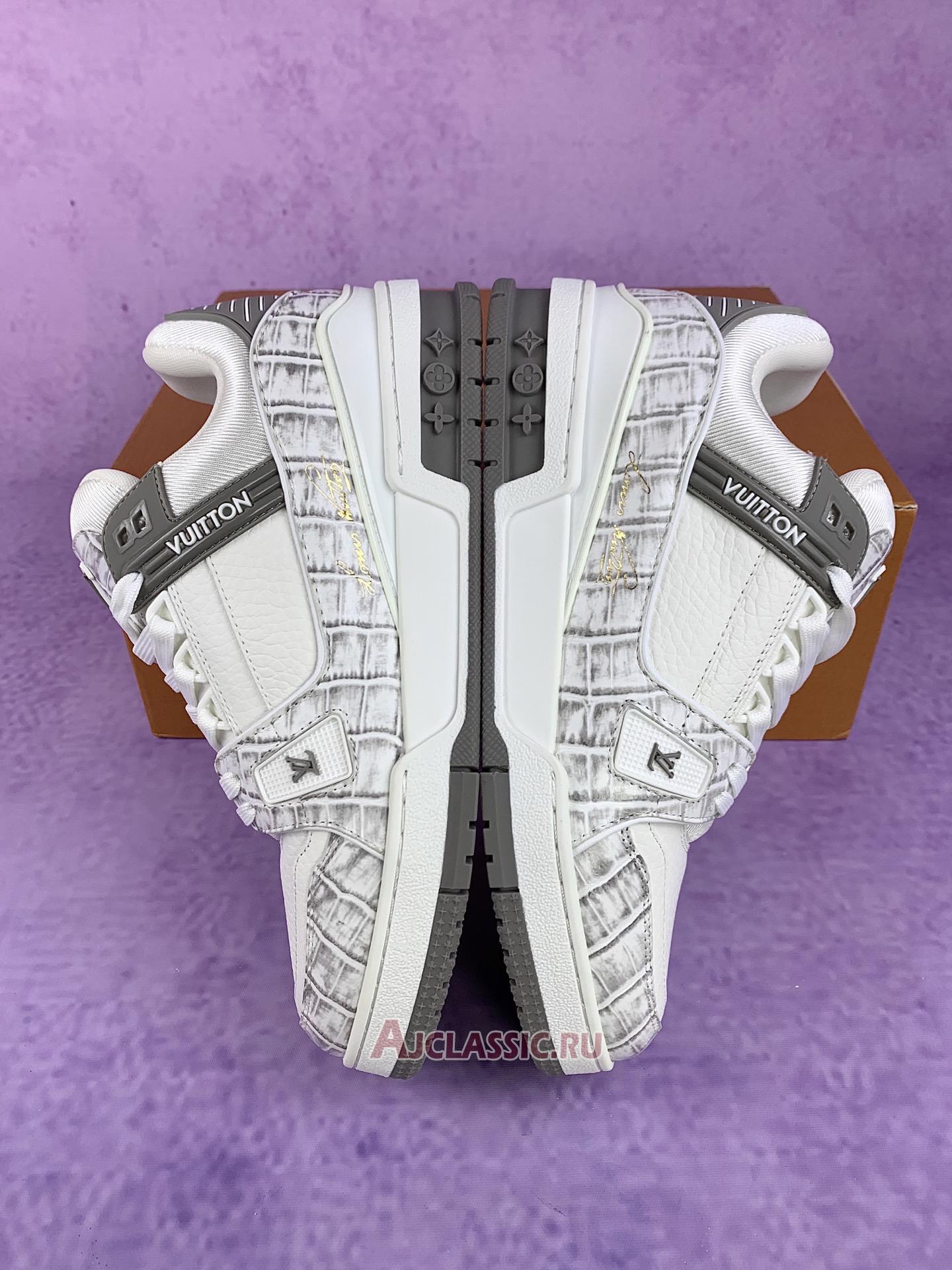 New Louis Vuitton LV Trainer Sneaker "White Crocodile" LV8MTO Shoes