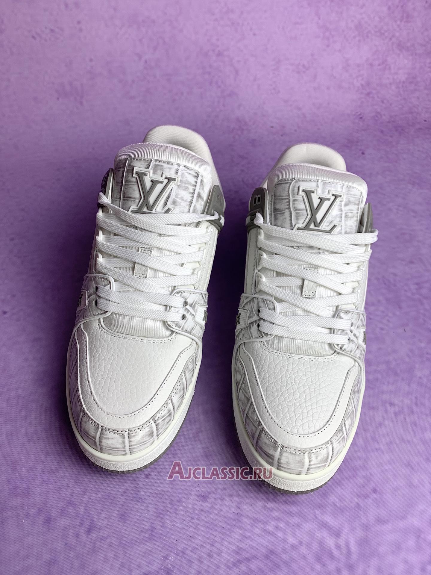 New Louis Vuitton LV Trainer Sneaker "White Crocodile" LV8MTO Shoes