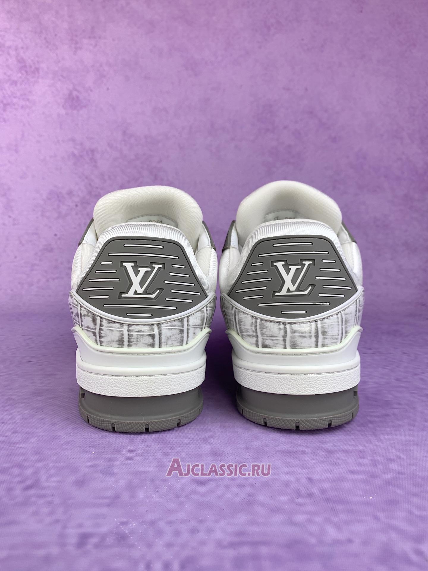 New Louis Vuitton LV Trainer Sneaker "White Crocodile" LV8MTO Shoes