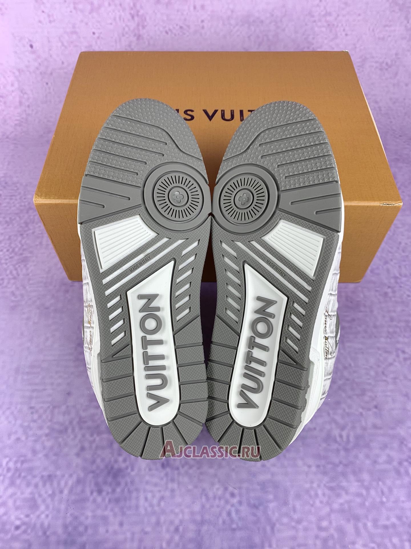 New Louis Vuitton LV Trainer Sneaker "White Crocodile" LV8MTO Shoes