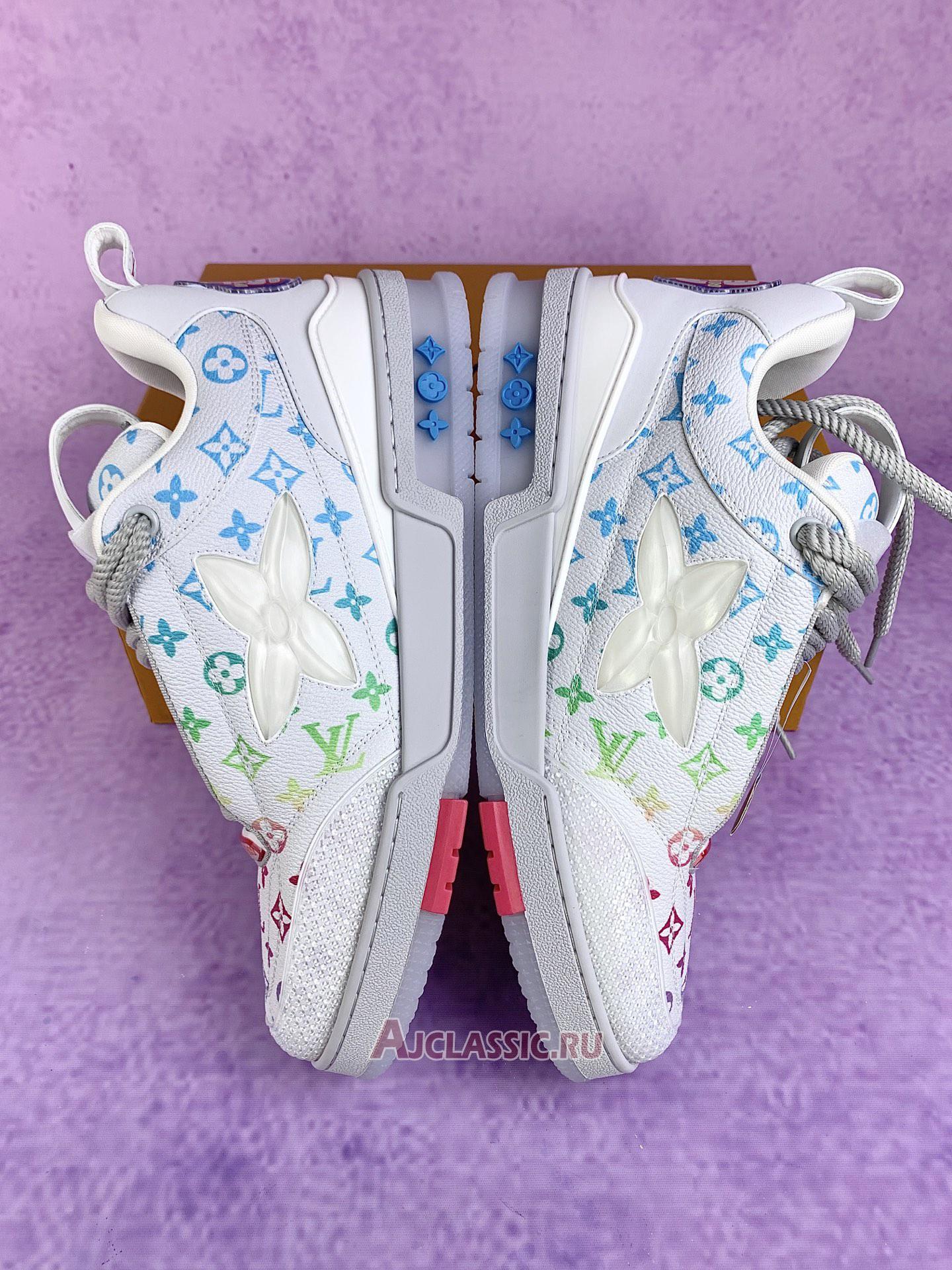 New Louis Vuitton LV Skate Sneaker "Grey Gradient Monogram" 1AGZDN-2 Shoes