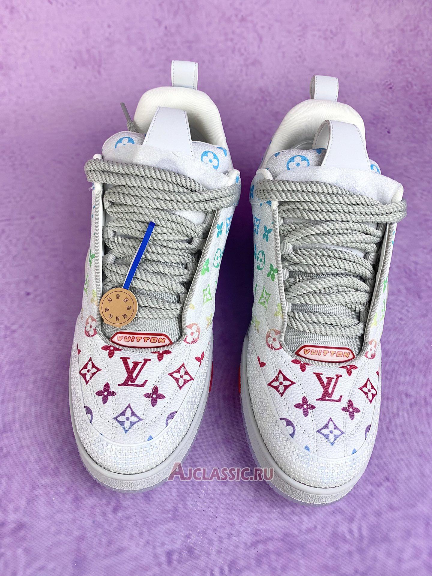 New Louis Vuitton LV Skate Sneaker "Grey Gradient Monogram" 1AGZDN-2 Shoes