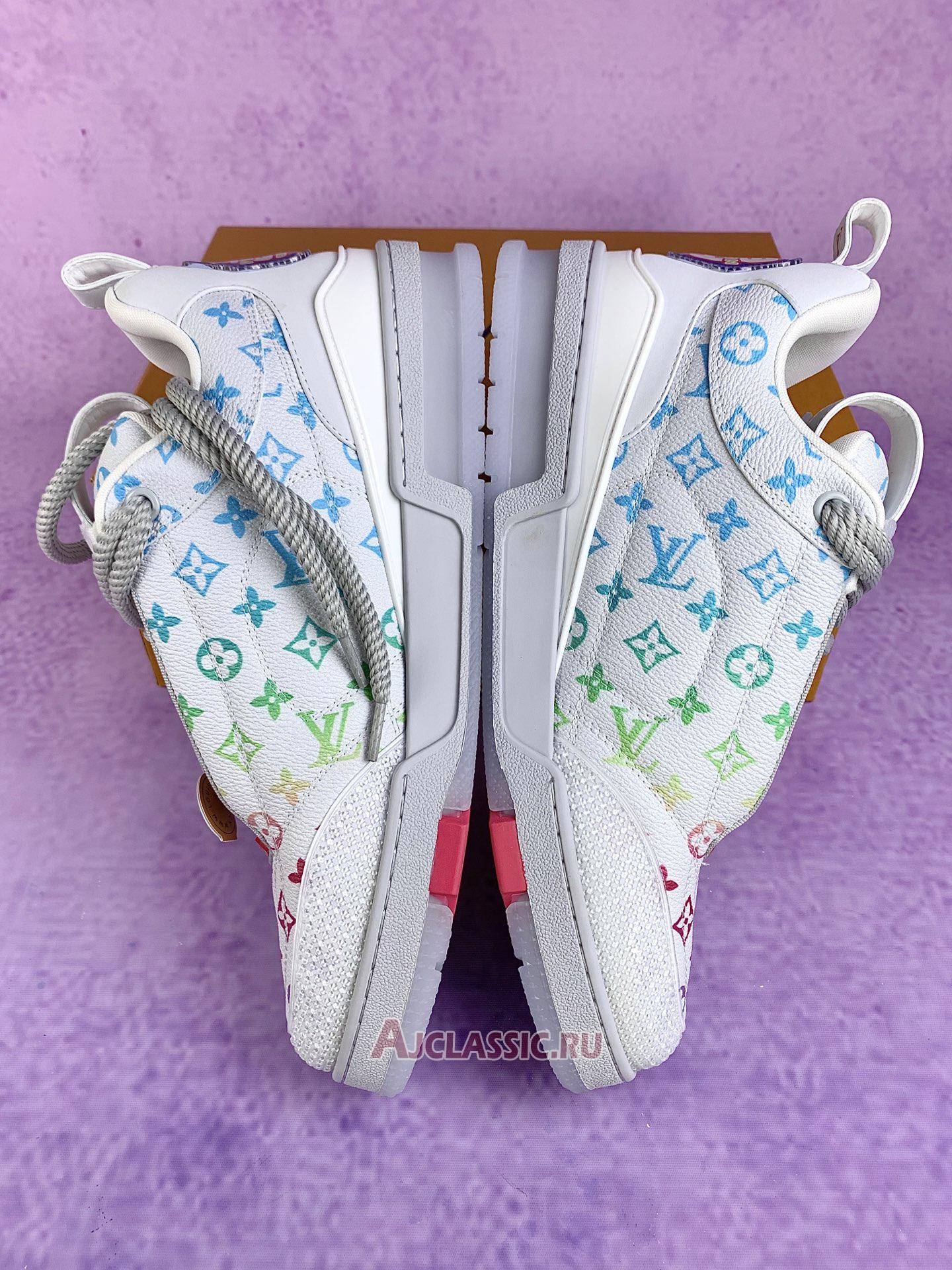 New Louis Vuitton LV Skate Sneaker "Grey Gradient Monogram" 1AGZDN-2 Shoes